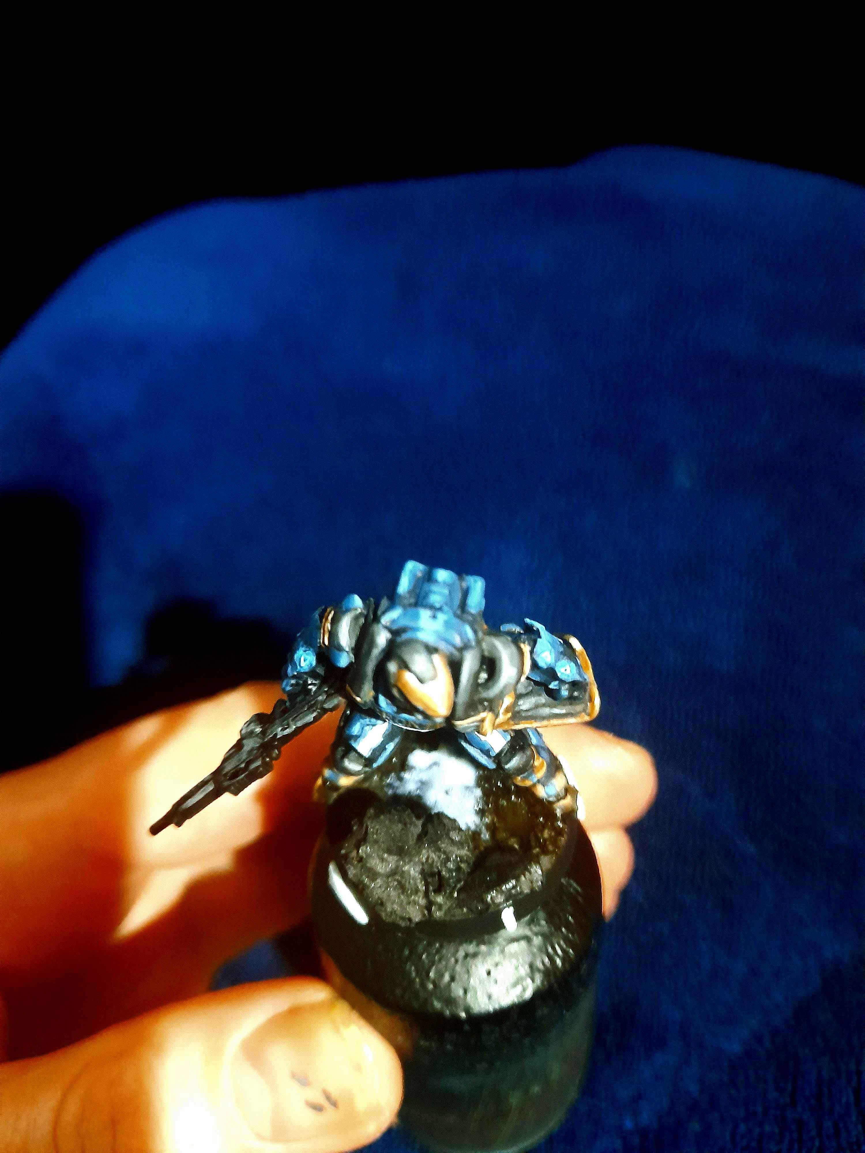 Bronze, Heavy Infantry, Infinity, Mini, Miniature, Non-Metallic Metal, O-12, Work In Progress