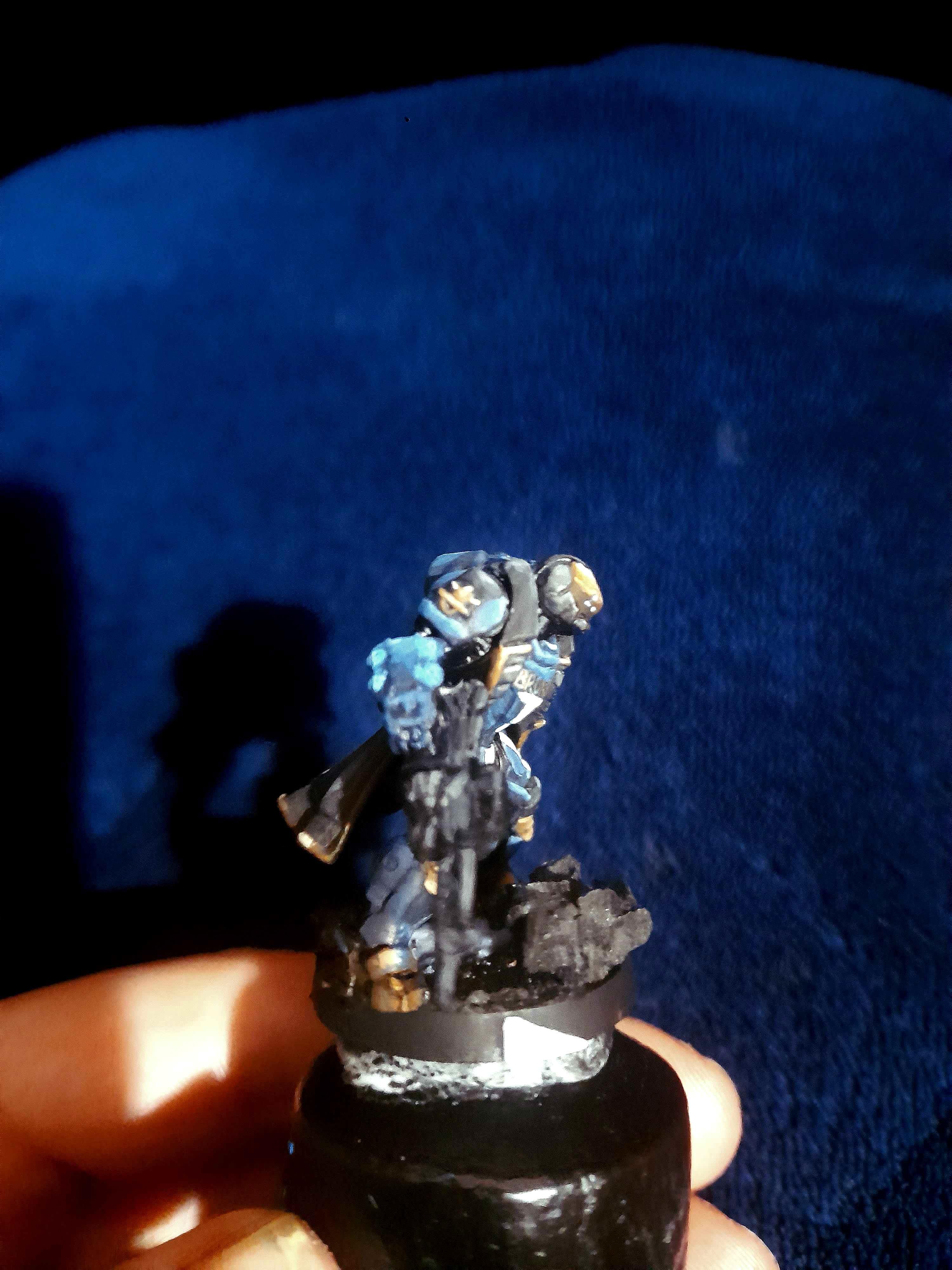 Bronze, Heavy Infantry, Infinity, Mini, Miniature, Non-Metallic Metal, O-12, Work In Progress