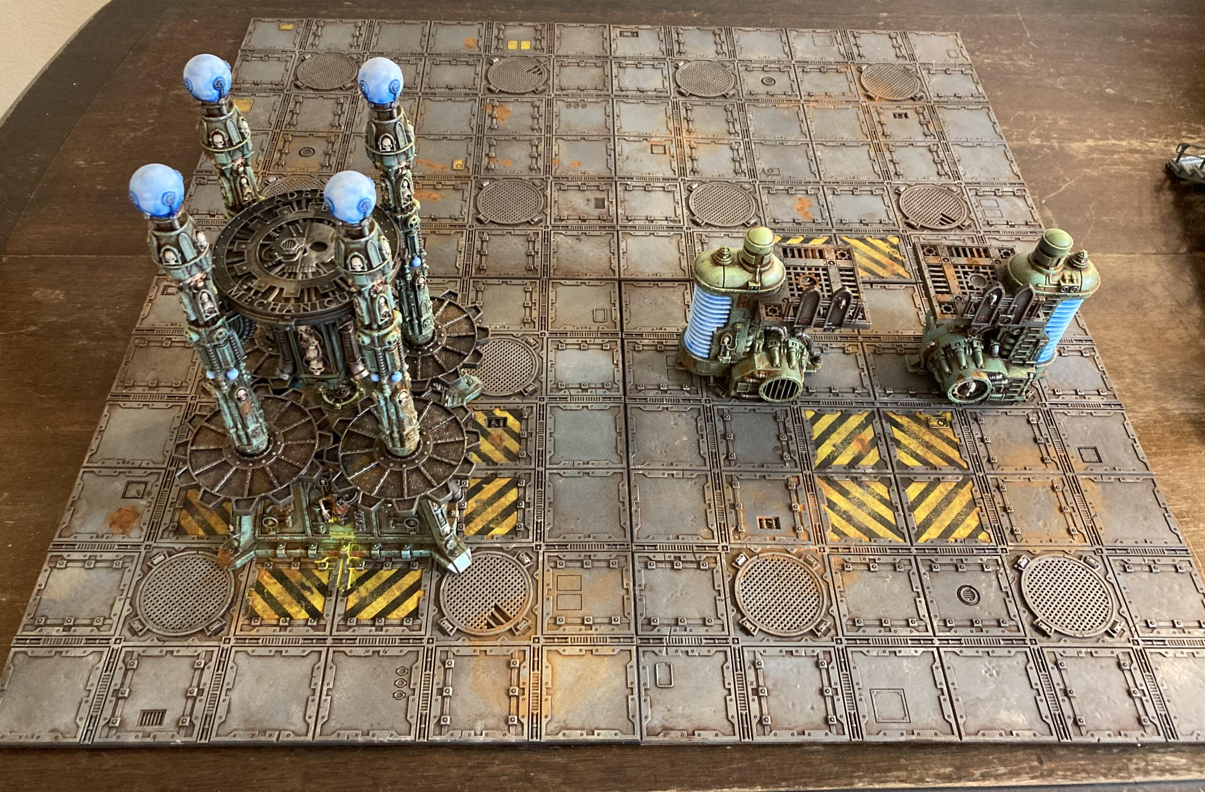 Generators with Zone Mortalis floor tiles