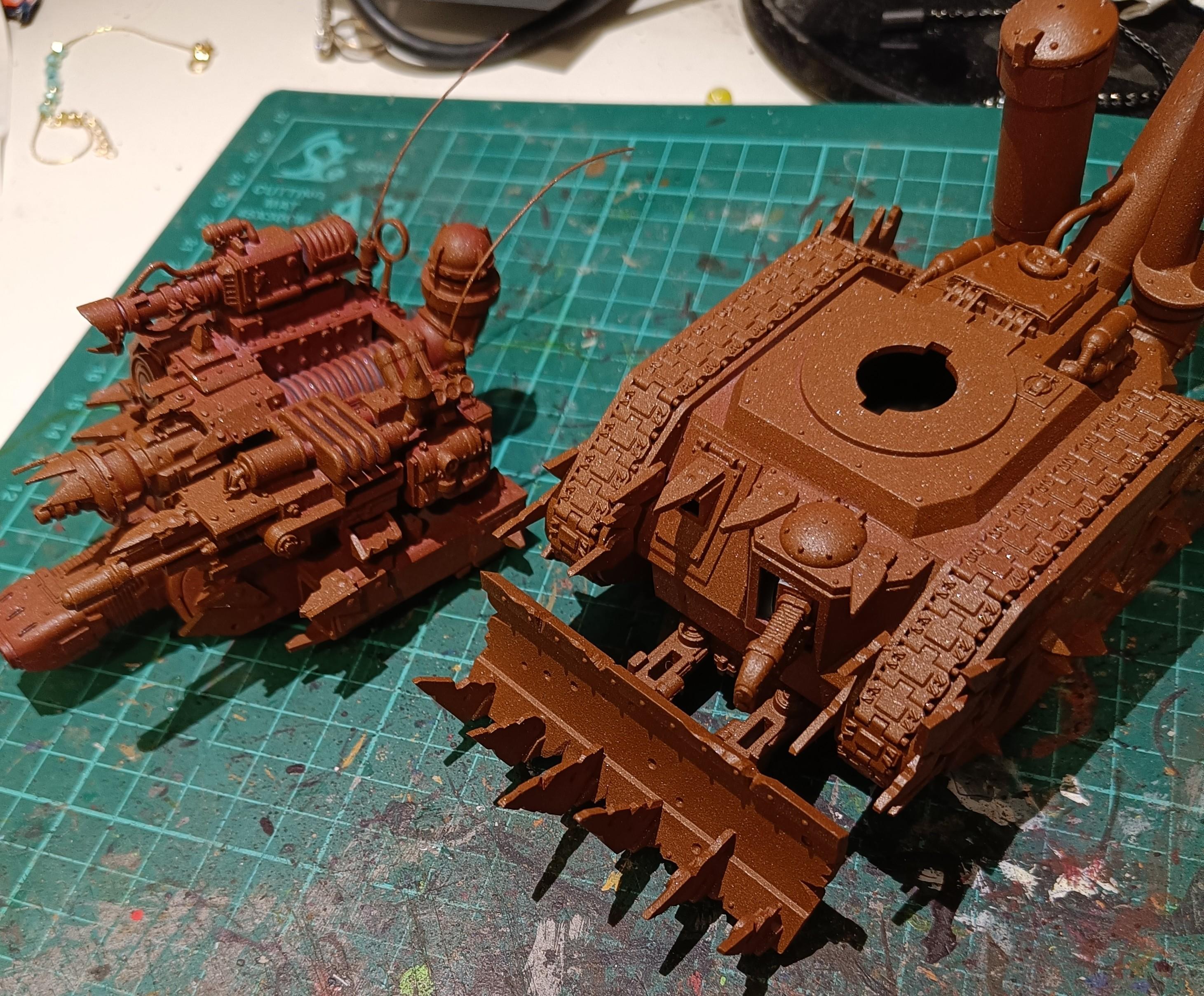 Conversion, Looted, Orks, Rusty Tank