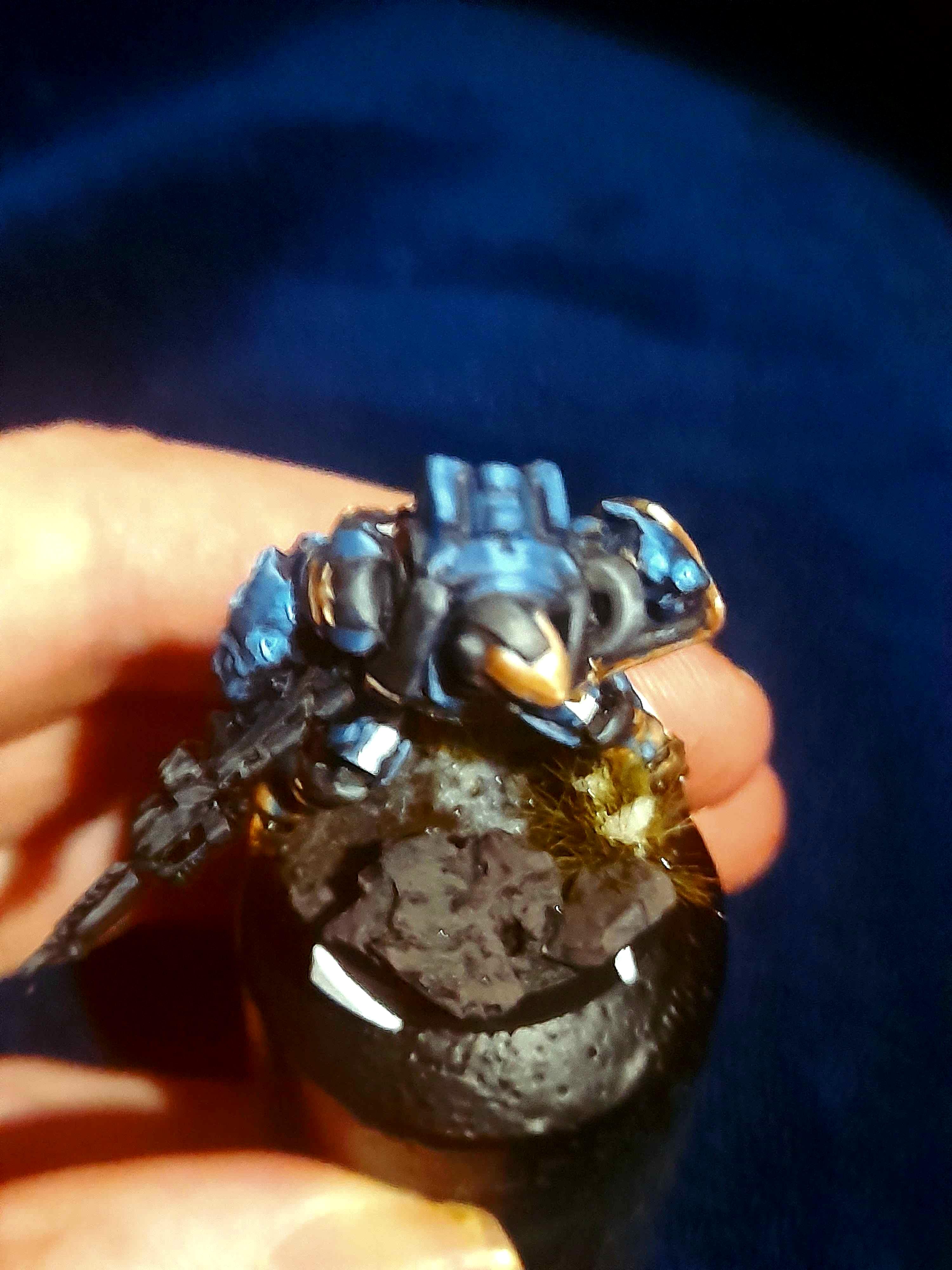 Bronze, Heavy Infantry, Infinity, Mini, Miniature, Non-Metallic Metal, O-12, Work In Progress