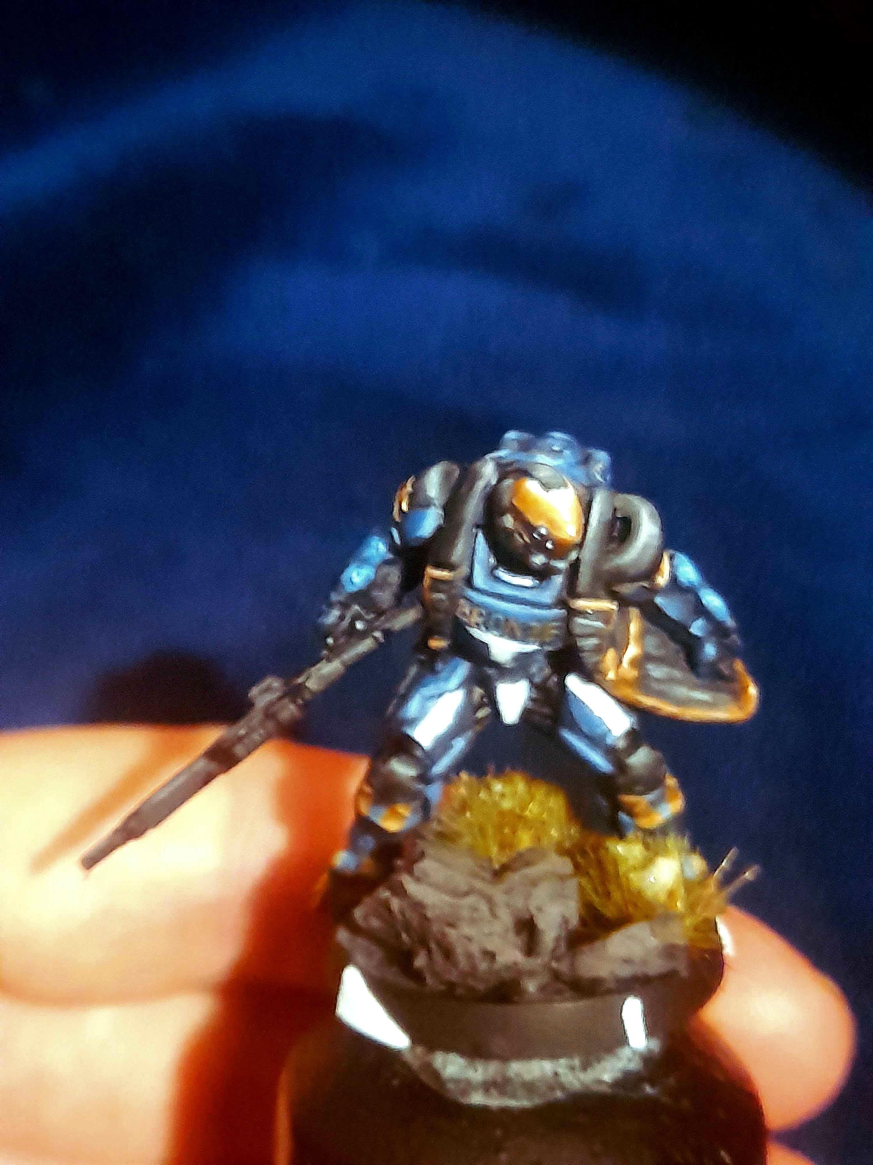 Bronze, Heavy Infantry, Infinity, Mini, Miniature, Non-Metallic Metal, O-12, Work In Progress