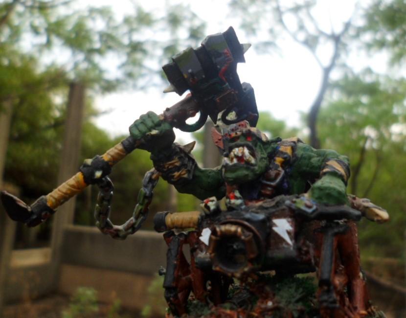 #warhammer #tabletop #miniatures #models #games #orks #custommade #handpainted #south-africa #40k #nature #badmoons