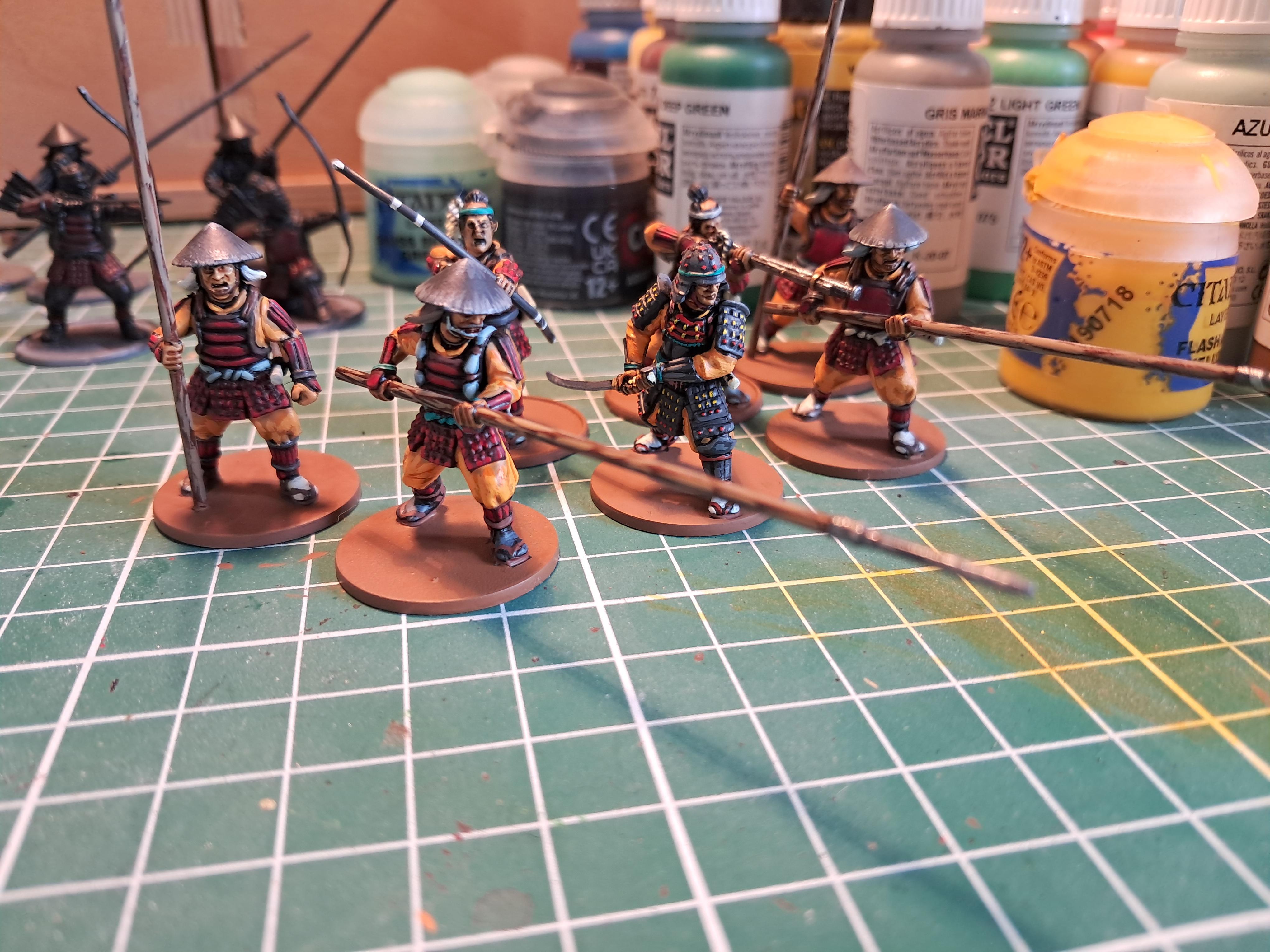 Ashigaru, Bowman, Musketman, Pikemen, Samurai, Test Of Honour, Work In Progress