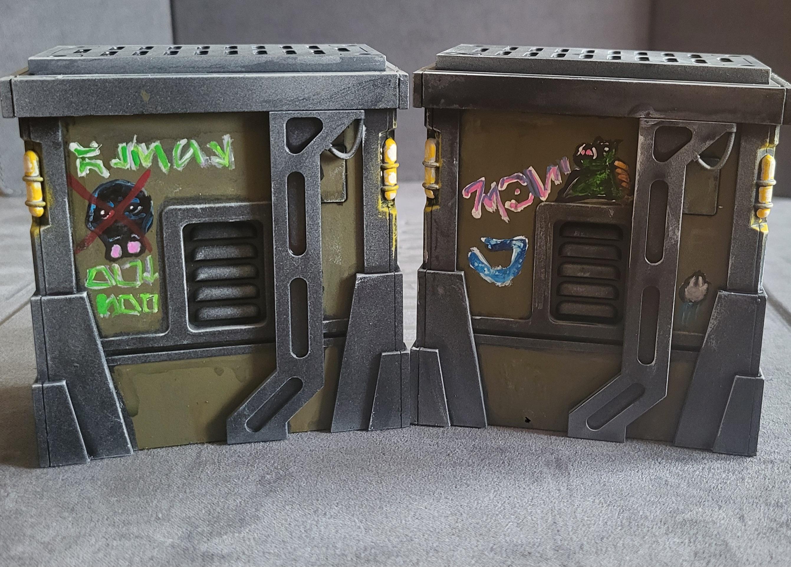 Scatter, Terrain, Box graffiti