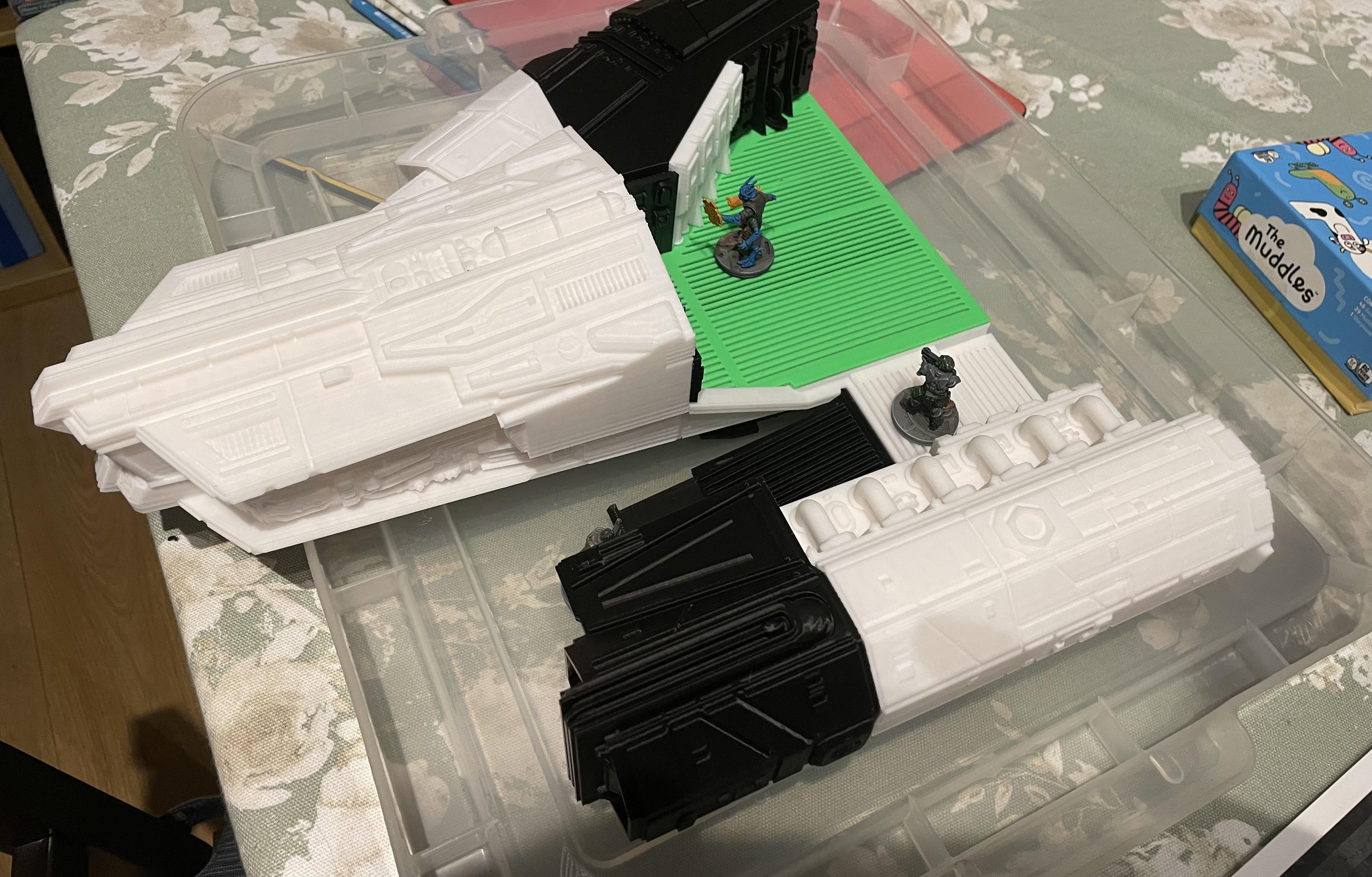3d Print, Cargo Ship, Imperial Terrain