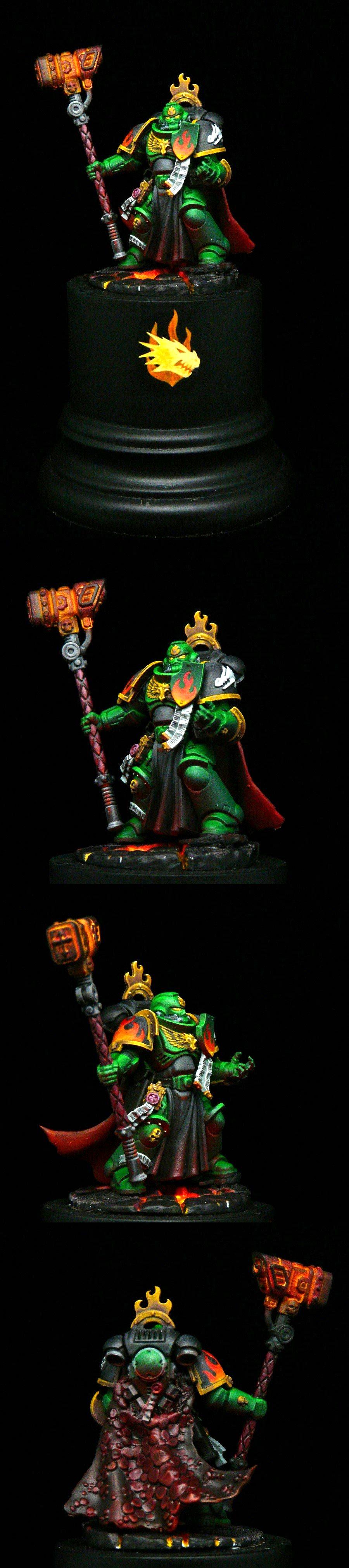 Adeptus Astartes, Primaris, Salamanders, Space Marines, Thunder Hammer