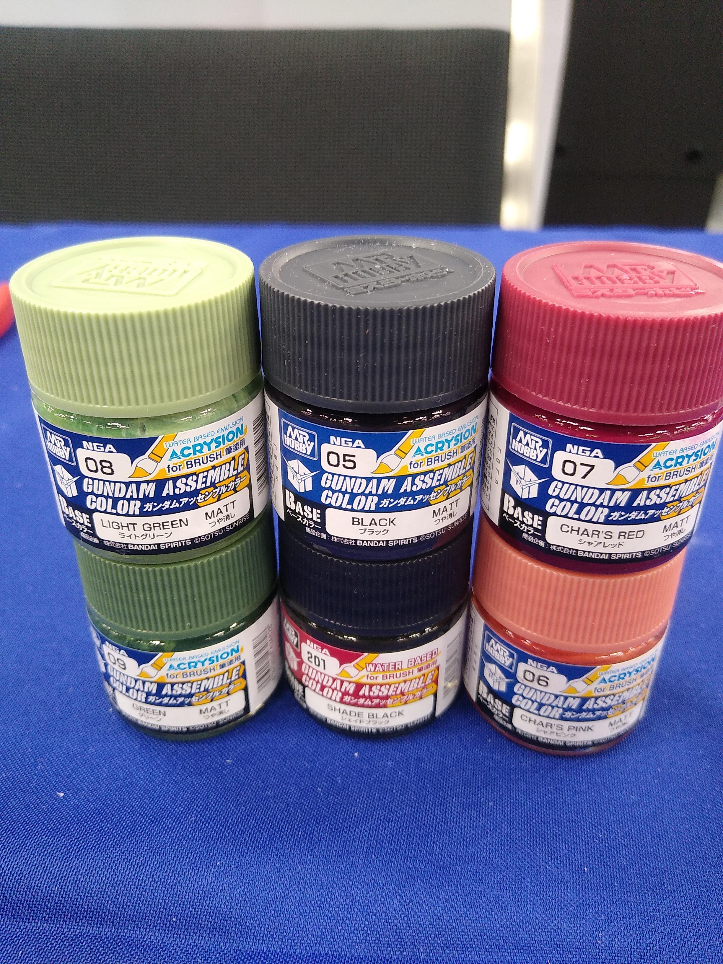 Gencon, Gundam, Gundam demo paints