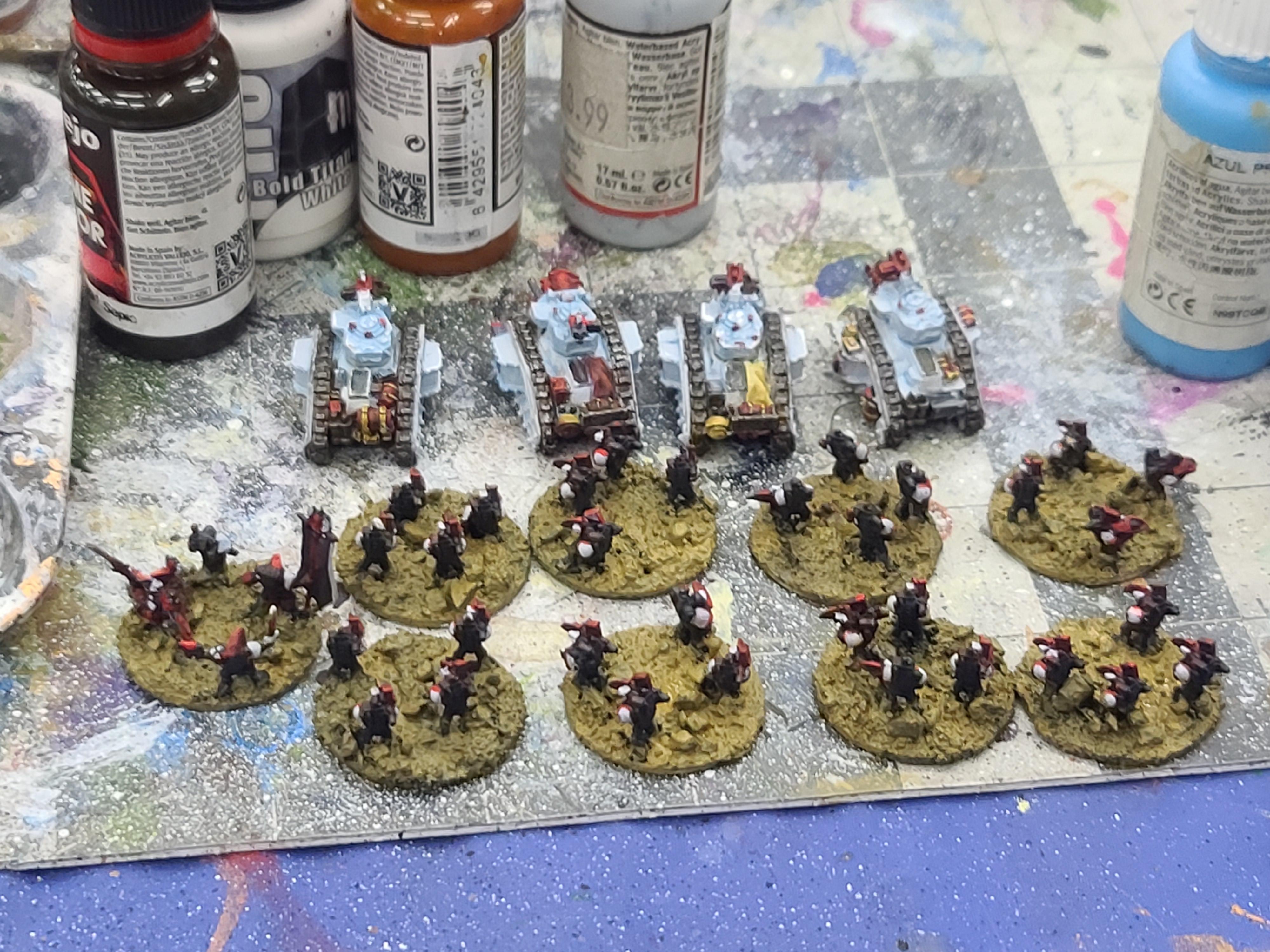 6mm, Daffmakes, Epic, Epic Armageddon, Galactic Crusaders, Games Workshop, Legions Imperialis, Leman Russ, Raven Guard, Space Marines
