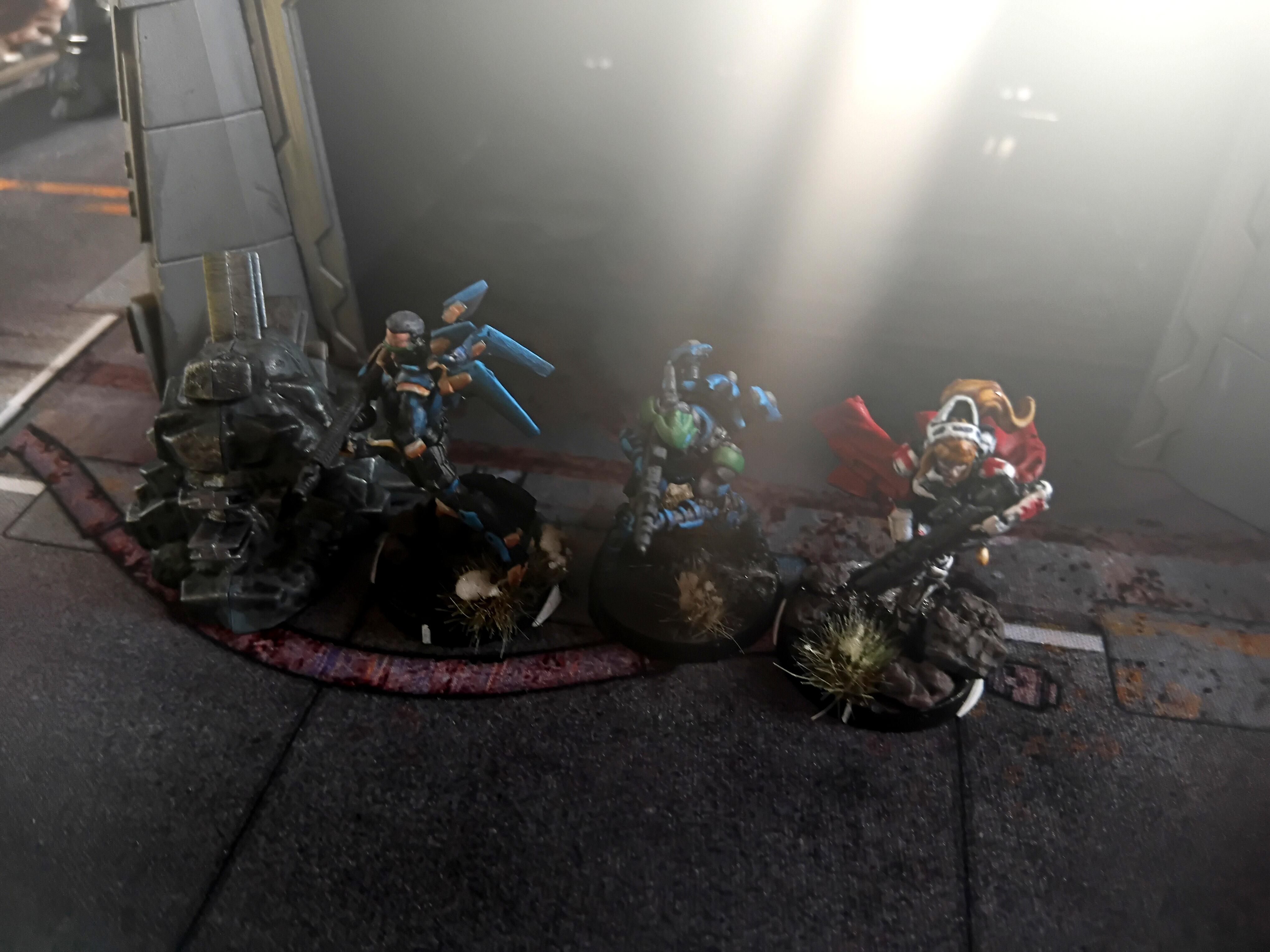 Azakir Halgriv, Battle, Commandoes, Crabbot, Custodes, Custodian Brothers, Folsk Gelt, Fun, Gff, Grimdark Future, Infinity, Mech Suit, Militia, Miniature Game Club, Minis, Ruins, Sela Orrel, Skirmish, Tabletop, Tech Cutie, Tech-bee, The Crew Of The Orray, Tikbalang, Vindicare Assassin