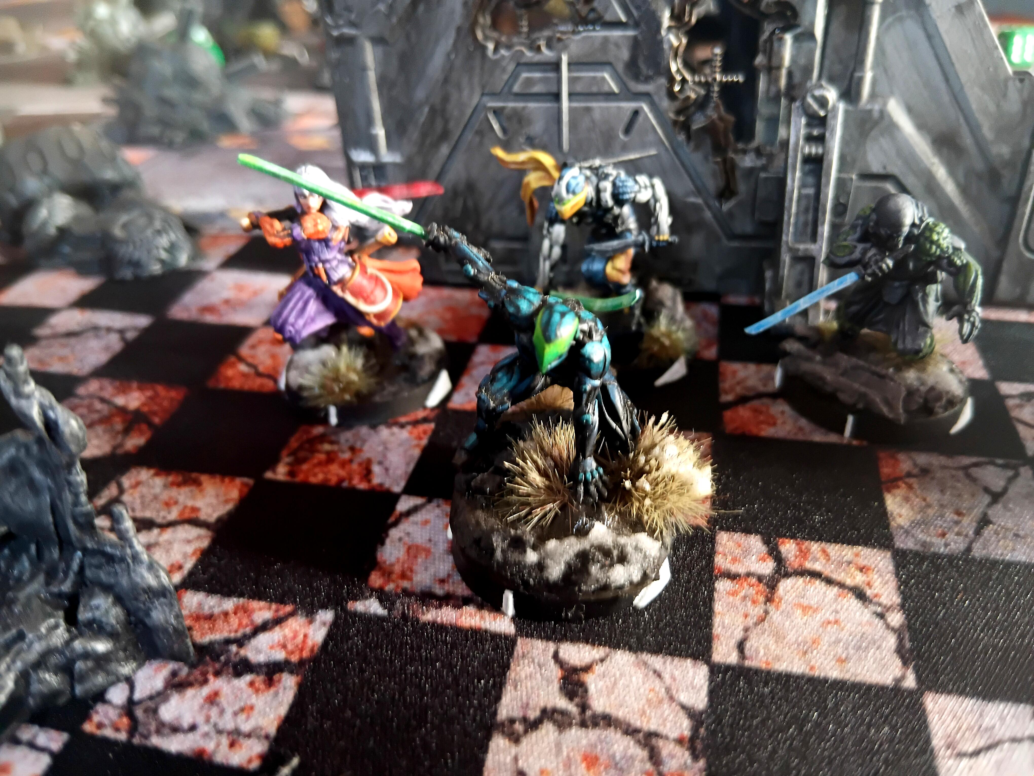 Azakir Halgriv, Battle, Commandoes, Crabbot, Custodes, Custodian Brothers, Folsk Gelt, Fun, Gff, Grimdark Future, Infinity, Mech Suit, Militia, Miniature Game Club, Minis, Ruins, Sela Orrel, Skirmish, Tabletop, Tech Cutie, Tech-bee, The Crew Of The Orray, Tikbalang, Vindicare Assassin
