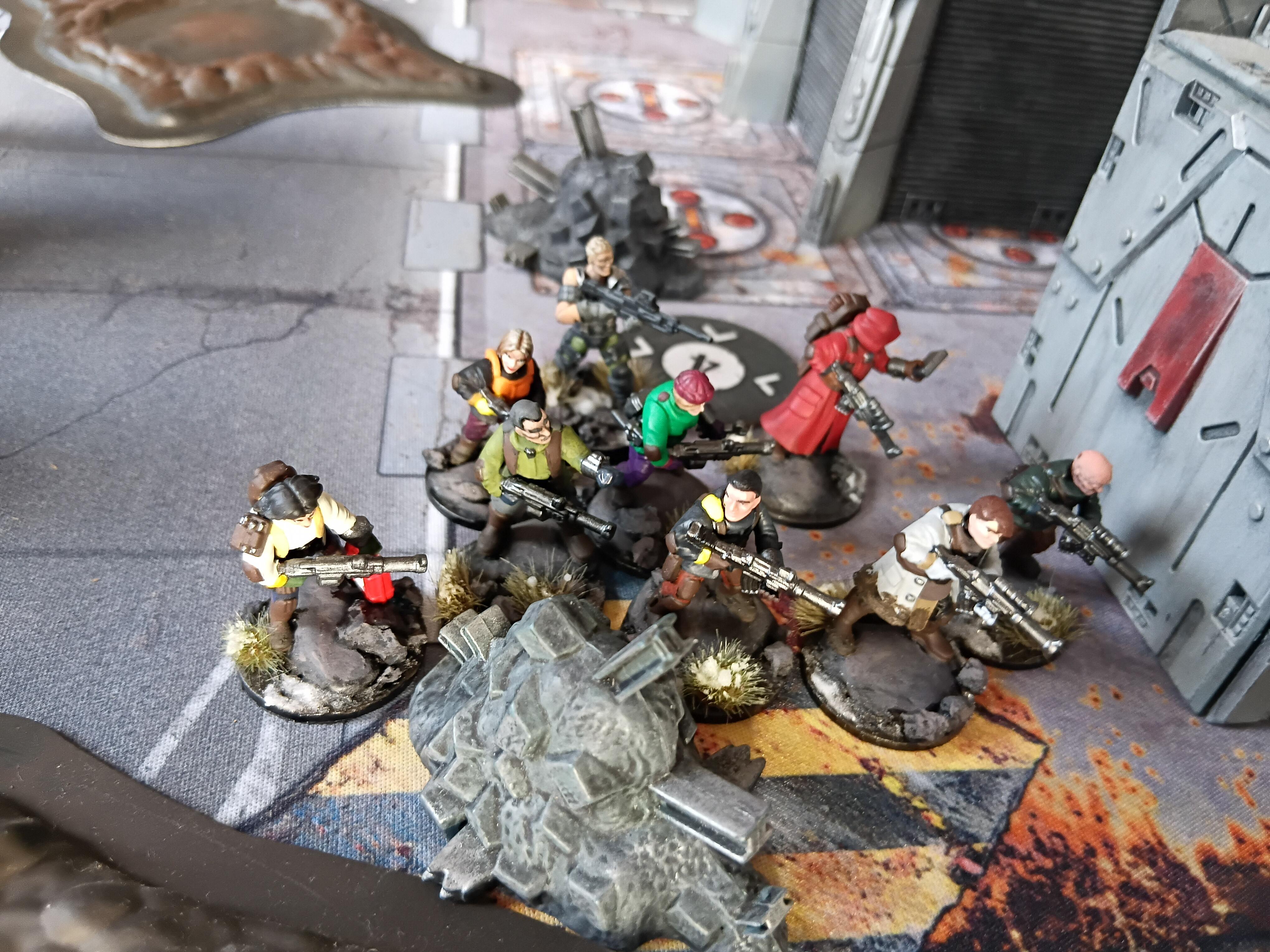 Azakir Halgriv, Battle, Commandoes, Crabbot, Custodes, Custodian Brothers, Folsk Gelt, Fun, Gff, Grimdark Future, Infinity, Mech Suit, Militia, Miniature Game Club, Minis, Ruins, Sela Orrel, Skirmish, Tabletop, Tech Cutie, Tech-bee, The Crew Of The Orray, Tikbalang, Vindicare Assassin