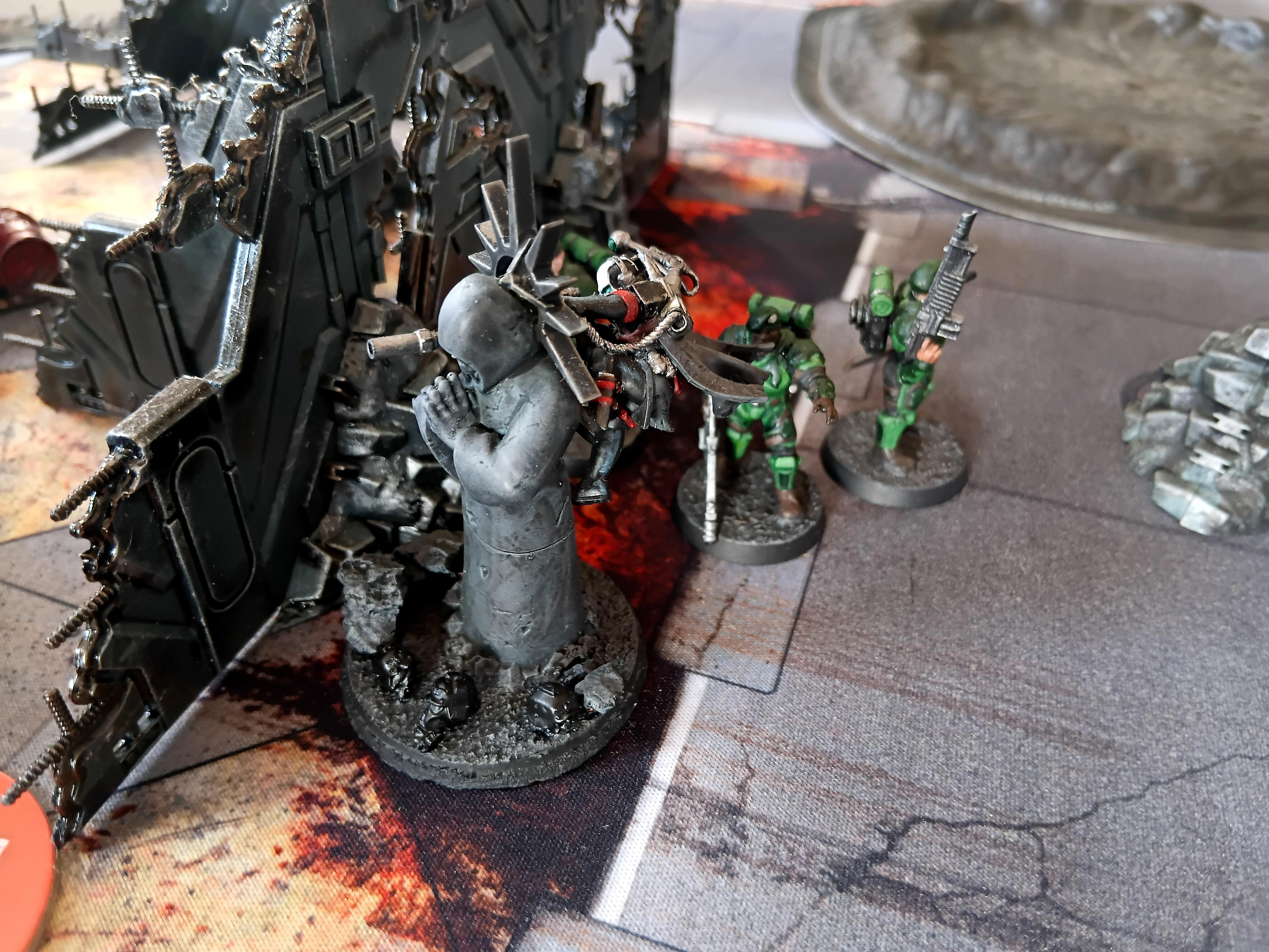 Azakir Halgriv, Battle, Commandoes, Crabbot, Custodes, Custodian Brothers, Folsk Gelt, Fun, Gff, Grimdark Future, Infinity, Mech Suit, Militia, Miniature Game Club, Minis, Ruins, Sela Orrel, Skirmish, Tabletop, Tech Cutie, Tech-bee, The Crew Of The Orray, Tikbalang, Vindicare Assassin