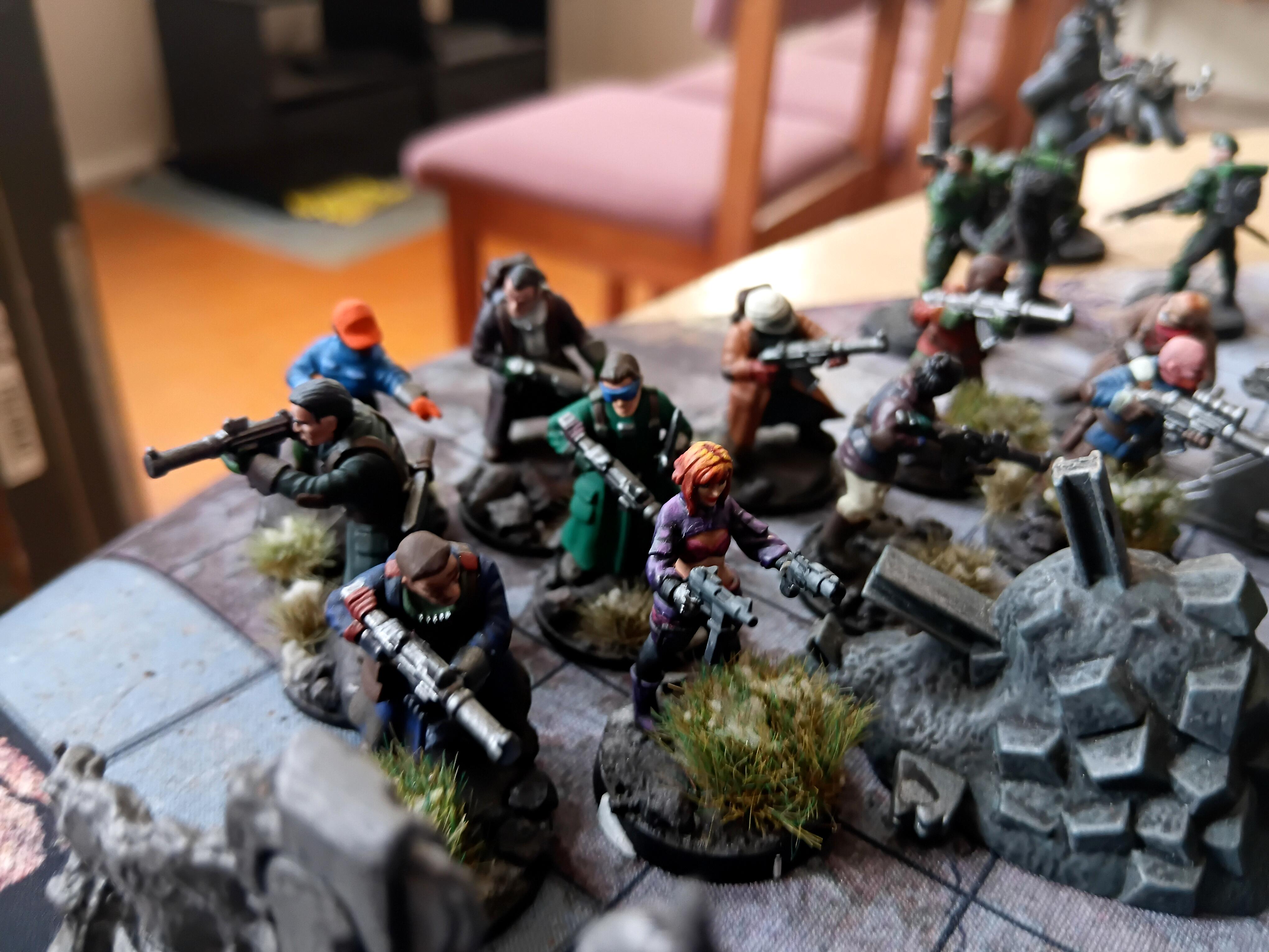 Azakir Halgriv, Battle, Commandoes, Crabbot, Custodes, Custodian Brothers, Folsk Gelt, Fun, Gff, Grimdark Future, Infinity, Mech Suit, Militia, Miniature Game Club, Minis, Ruins, Sela Orrel, Skirmish, Tabletop, Tech Cutie, Tech-bee, The Crew Of The Orray, Tikbalang, Vindicare Assassin