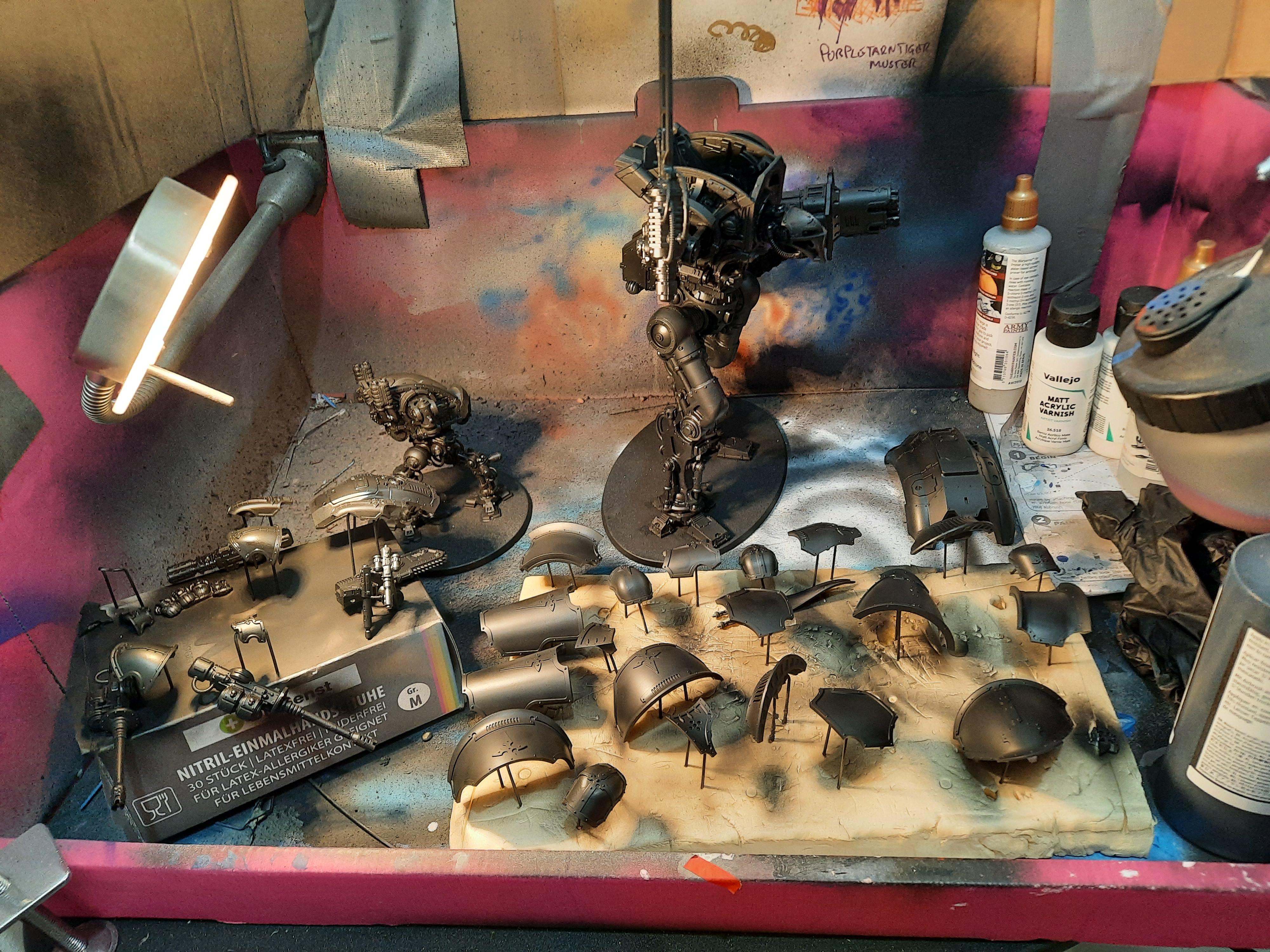 Armiger, Castigator, Cerastus Knight, Imperial Knights, Making Of, Work In Progress
