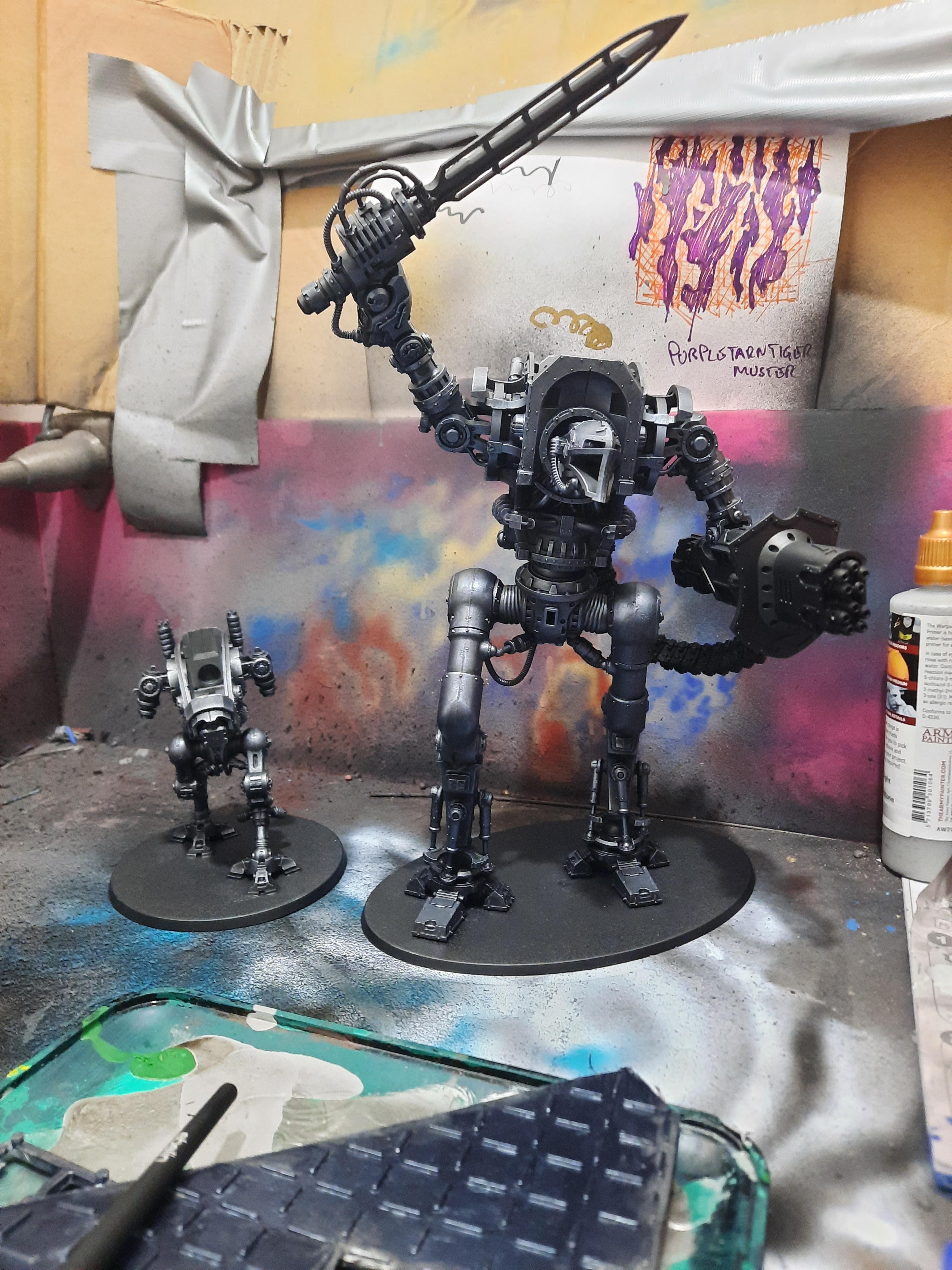 Armiger, Castigator, Cerastus Knight, Imperial Knights, Making Of, Work In Progress