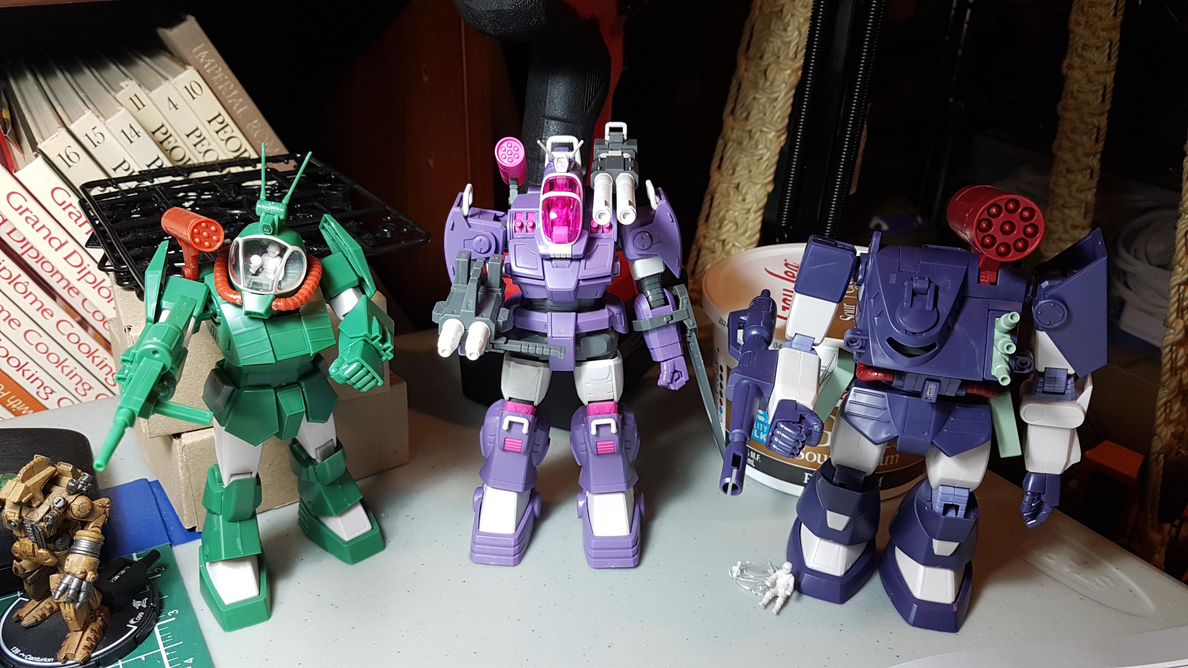 1/72, Battletech, Dougram, Fangofthesun, Mecha