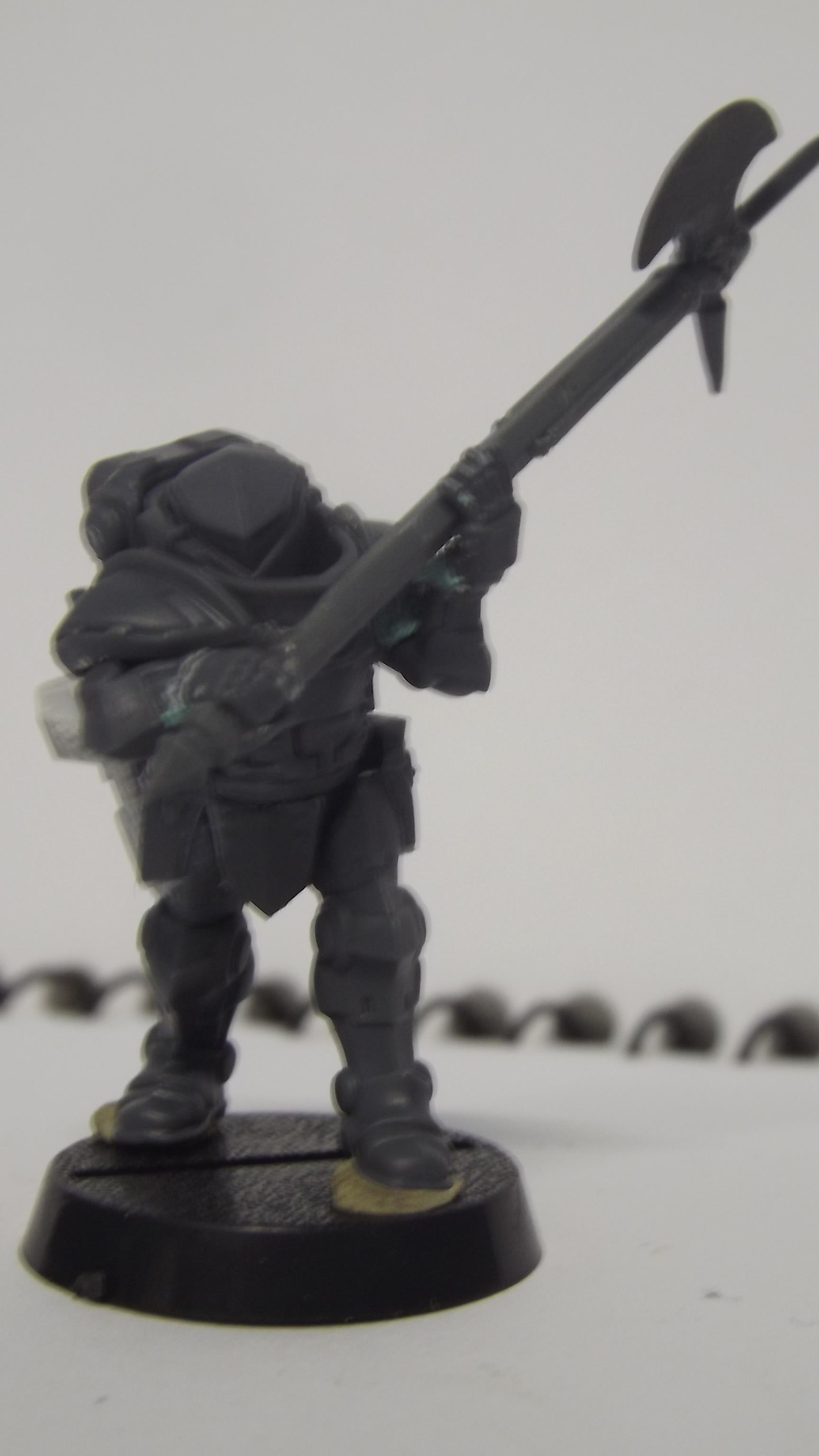 Close Quarters, Conversion, Dreamforge, Poleaxe, Power Armour, Valkir, Wargames Atlantic, Warhammer Fantasy