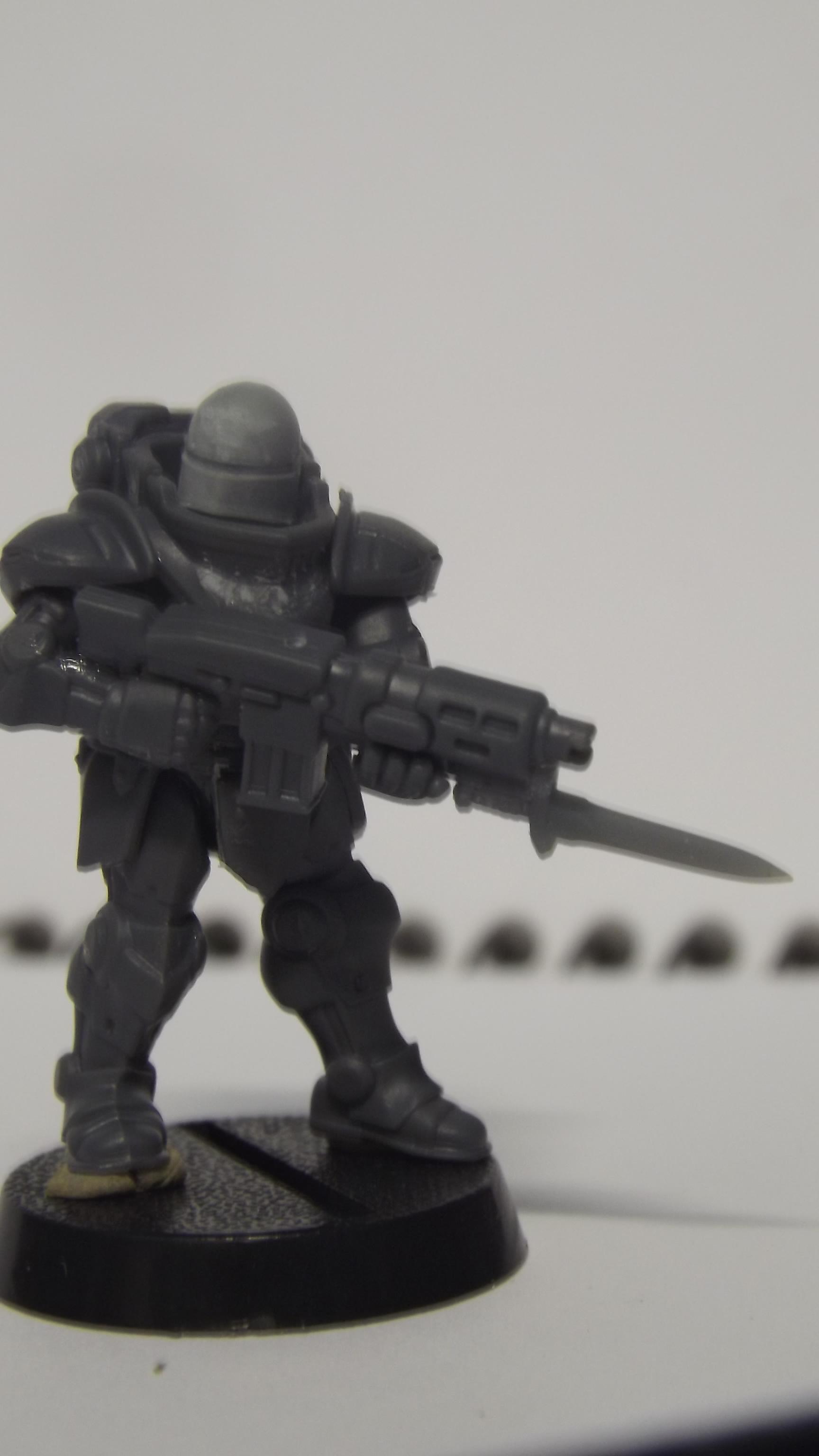Conversion, Dreamforge, Mad Robot Minis, Power Armour, Rifleman, Valkir, Victoria Miniatures, Wargames Atlantic