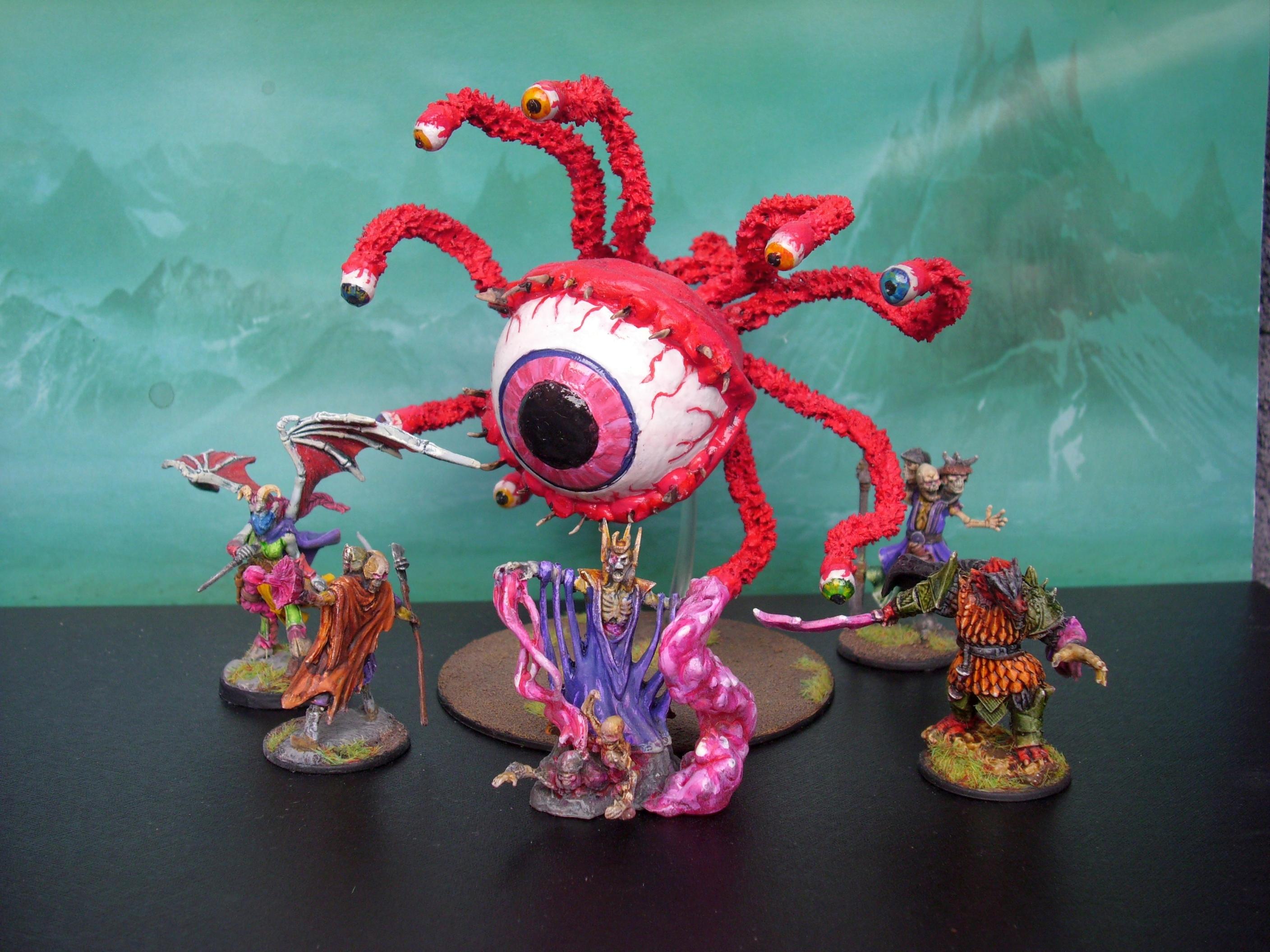 Beholder, Devil, Dragonborn, Dungeons And Dragons, Lich, Monsters, Nolzur's Marvelous Miniatures, Rpg, Skull Lord, Undead, Vecna