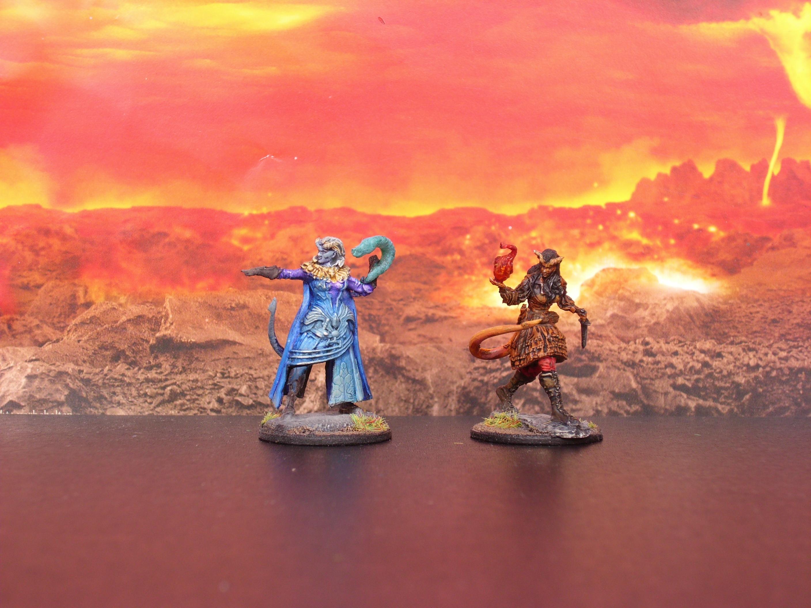 Dungeons And Dragons, Monsters, Nolzur's Marvelous Miniatures, Rpg, Tieflings, Warlock