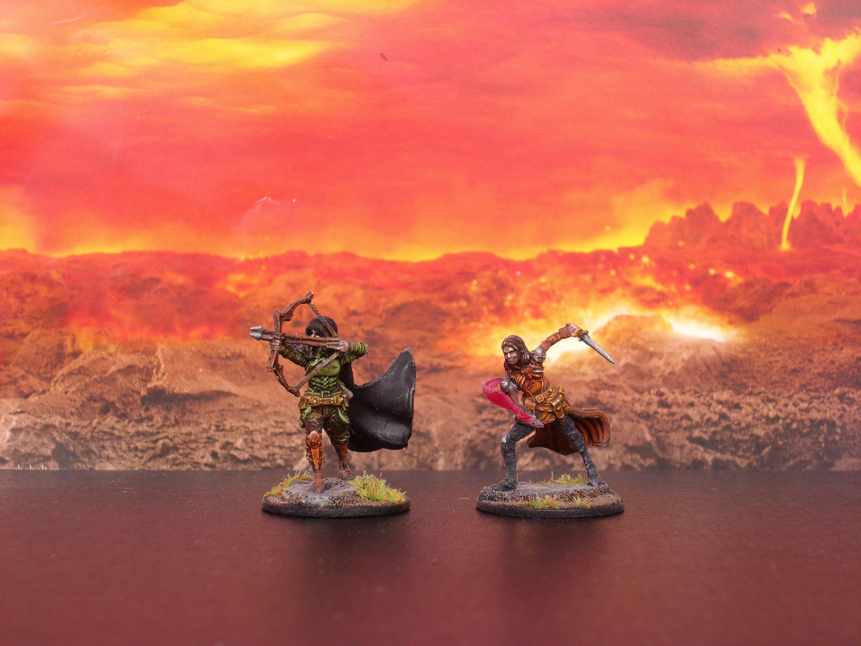 Adventurers, Archers, Dungeons And Dragons, Monsters, Nolzur's Marvelous Miniatures, Rpg