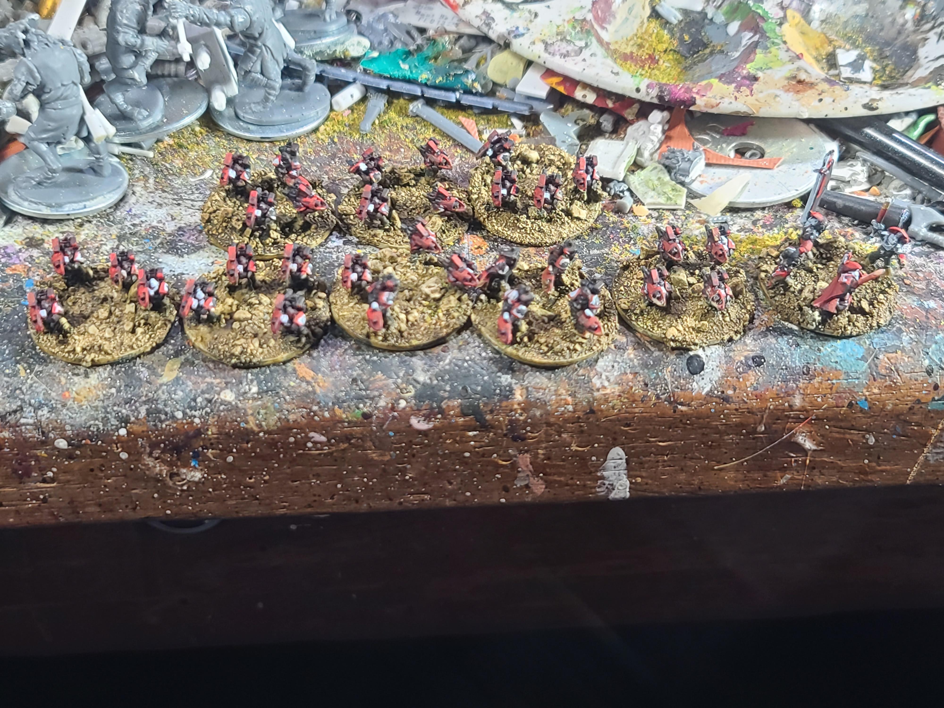 3d Prints, 8mm, Games Workshop, Legions Imperialis, Missile Support Squad, Raven Guard, Space Marines, Unknown Printer