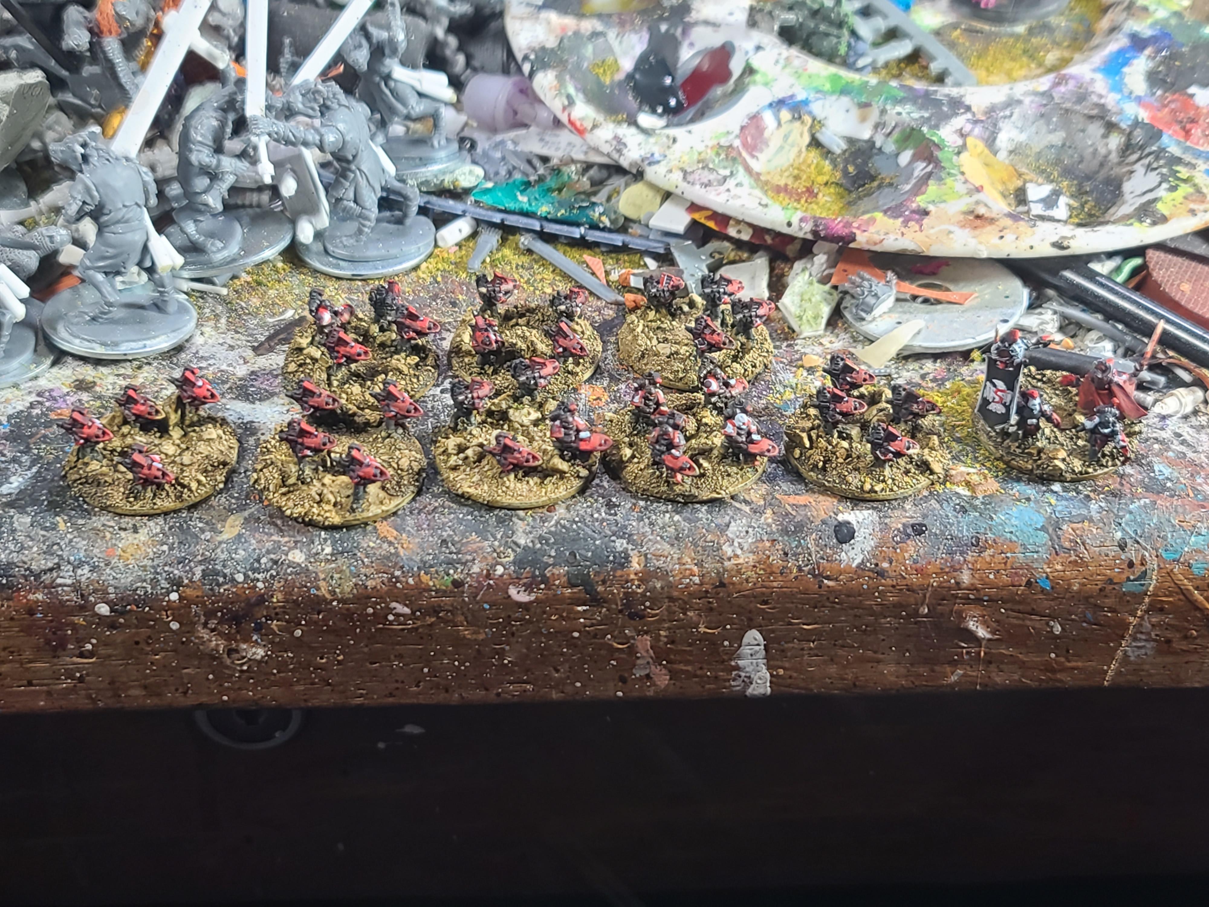 3d Prints, 8mm, Games Workshop, Legions Imperialis, Missile Support Squad, Raven Guard, Space Marines, Unknown Printer