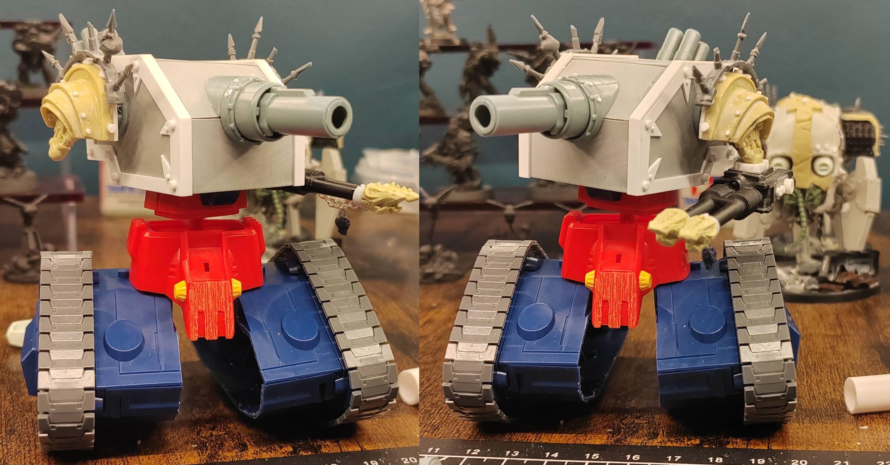 Conversion, Defiler, Gundam, Mecha, Scratch Build