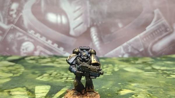 My First ever painted Space Marine 20 years ago