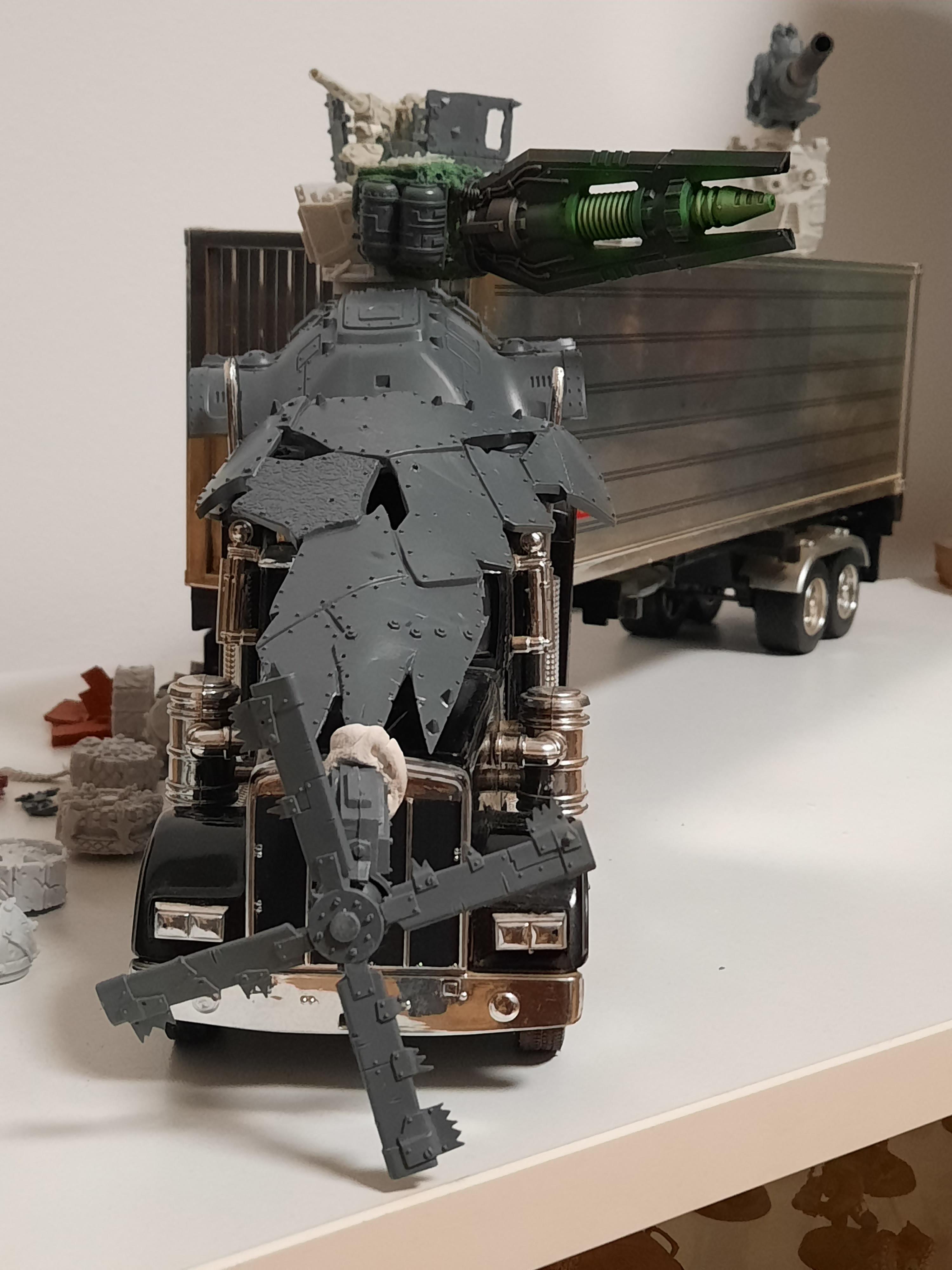 Conversion, Mega Trukk, Not Built Yet, Orks, Scratch Build, Toy, Work In Progress