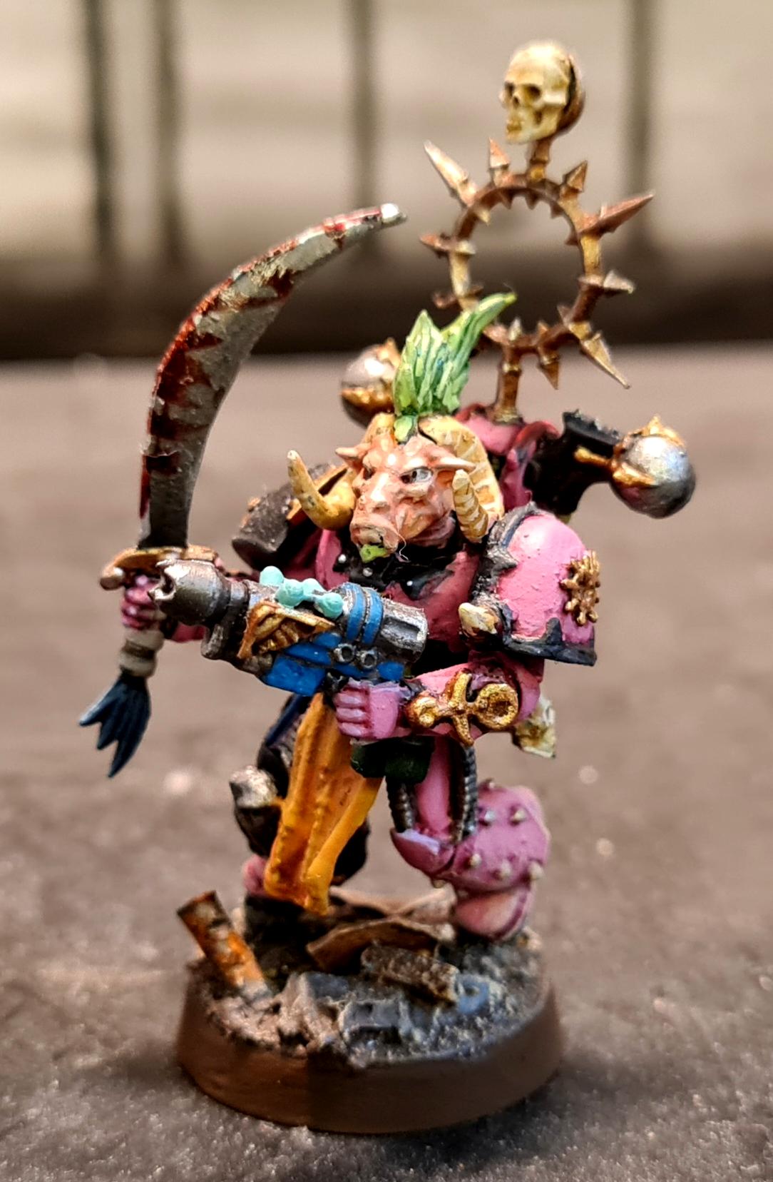 Chaos, Chaos Space Marines, Conversion, Doom Siren, Emperor's Children, Grav Pistol, Heresy, Heretic Astartes, Infantry, Kitbash, Mutant, Noise Marines, Perfection Or Death, Saber, Slaanesh, Traitor Legions, Warhammer 40,000