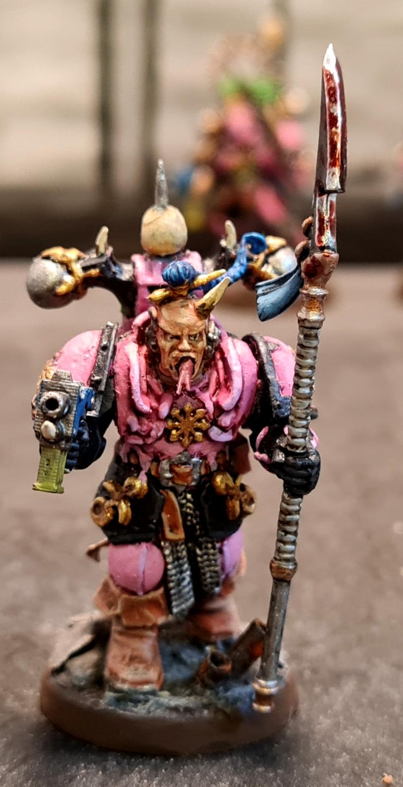 Chaos, Chaos Space Marines, Conversion, Emperor's Children, Heresy, Heretic Astartes, Infantry, Kitbash, Noise Marines, Perfection Or Death, Slaanesh, Spear, Traitor Legions, Trophy, Warhammer 40,000