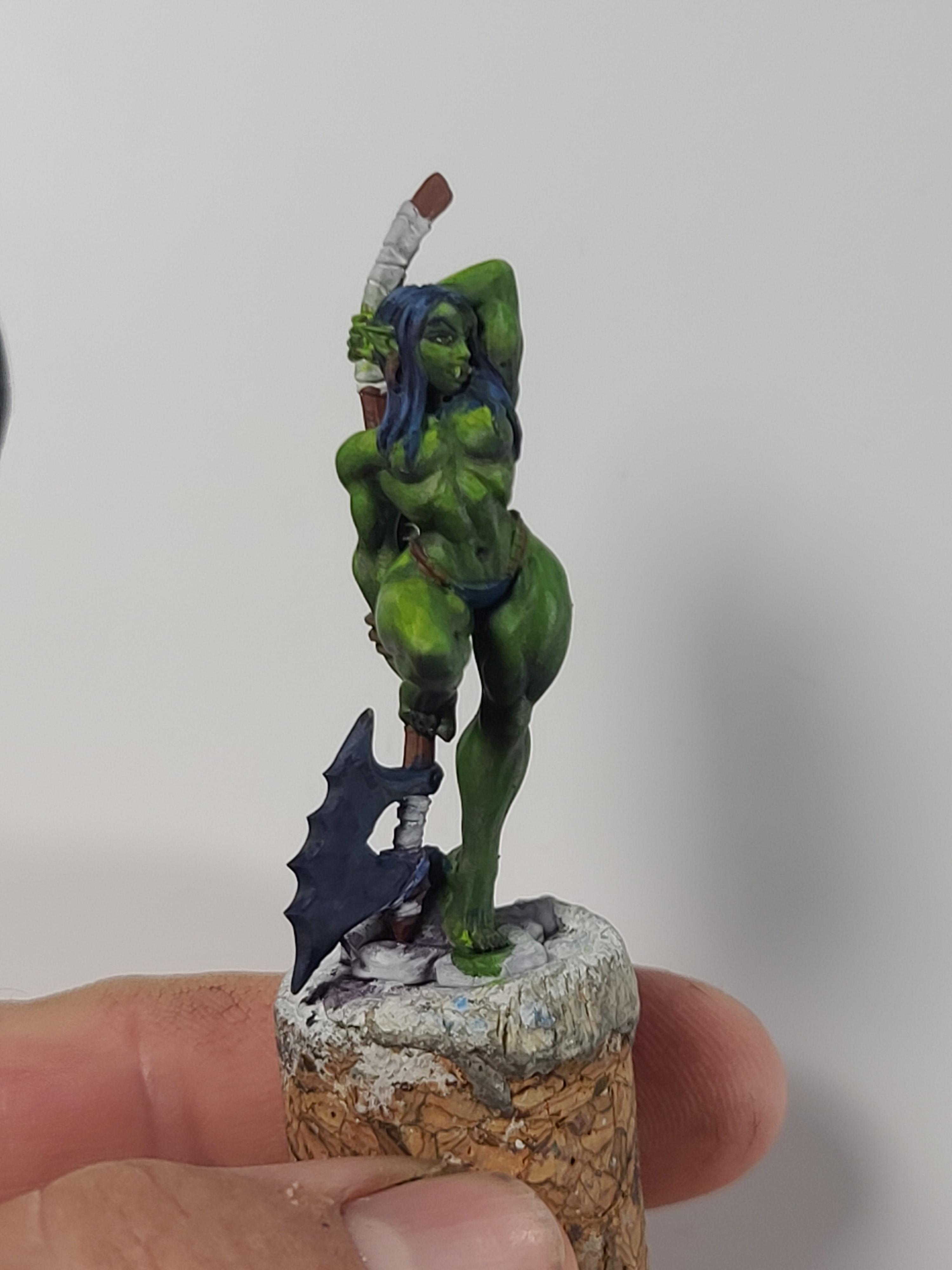 3d Print, 54mm, Artisans Guild, Cheesecake, Marvelous Minipaints, Orc Beauty, Orcs, Pinup, Sexy, Yagraz