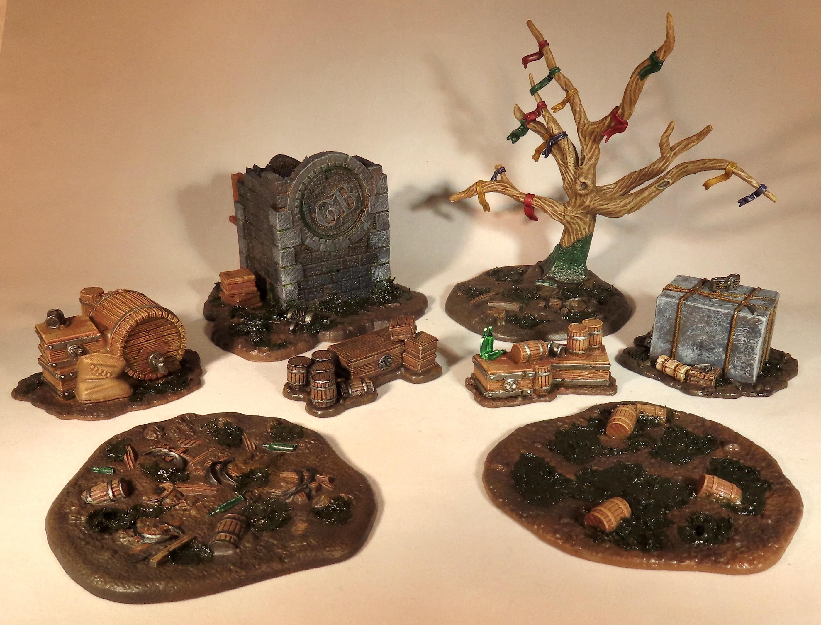 Guild Ball Masons' And Brewers' Terrain Pack, Steamforged Games