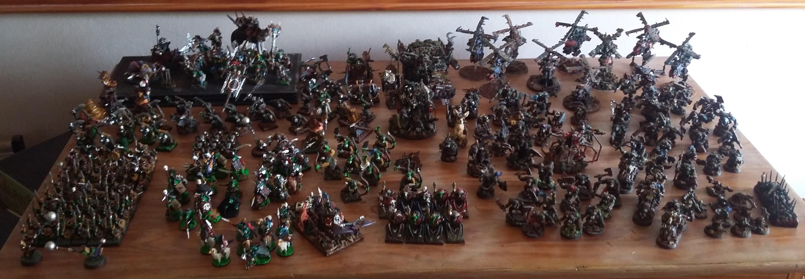 #warhammer #tabletop #miniatures #models #games #orks #custommade #handpainted #acrylicspaint #south-africa #ageofsigmar #goffs , Army, Orks, Warhammer 40,000