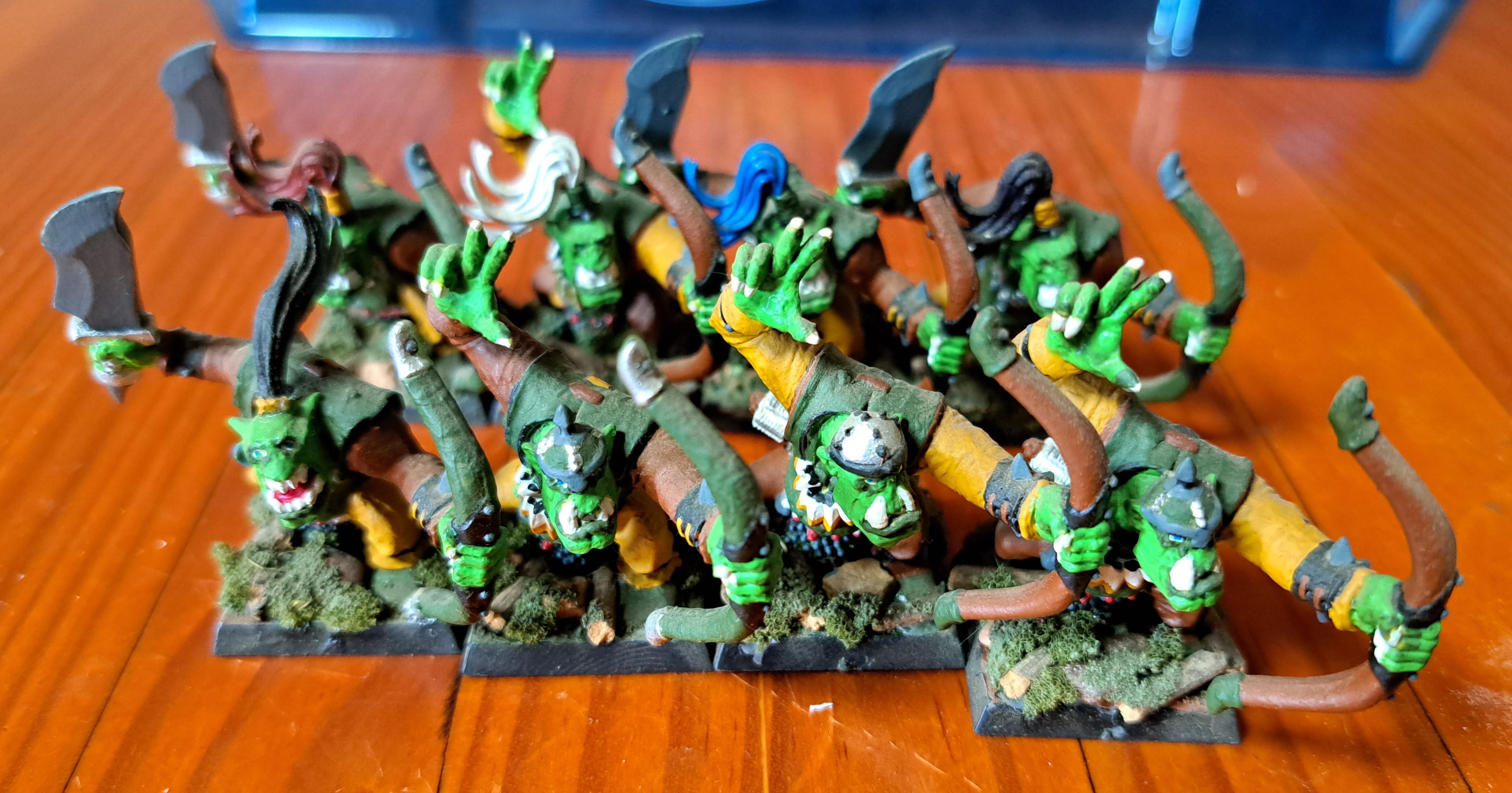 #warhammer #tabletop #miniatures #models #games #orks #custommade #handpainted #acrylicspaint #south-africa #bloodaxes #goblinri