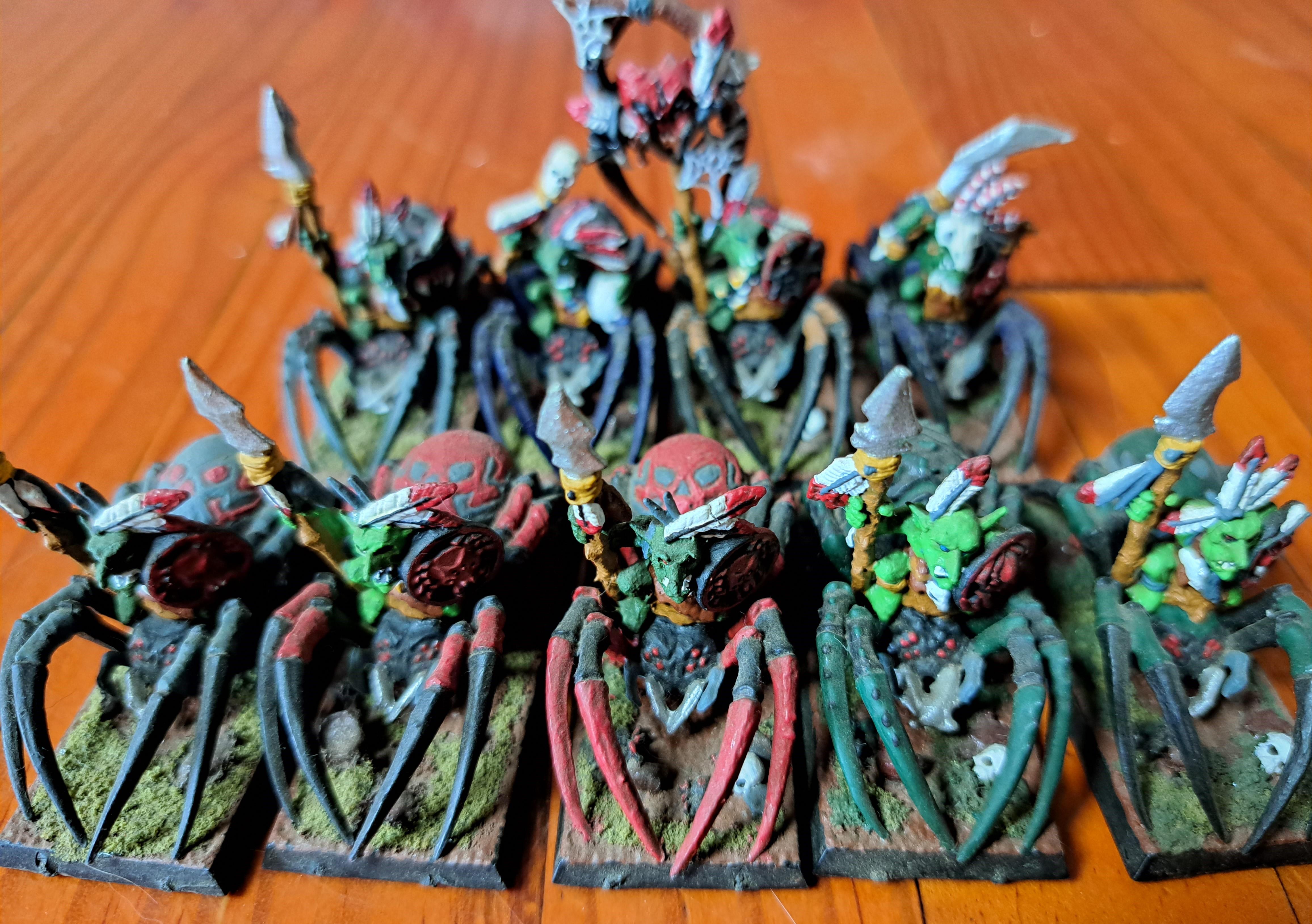 #warhammer #tabletop #miniatures #models #games #orks #custommade #handpainted #acrylicspaint #south-africa #evilsunz #goblincha