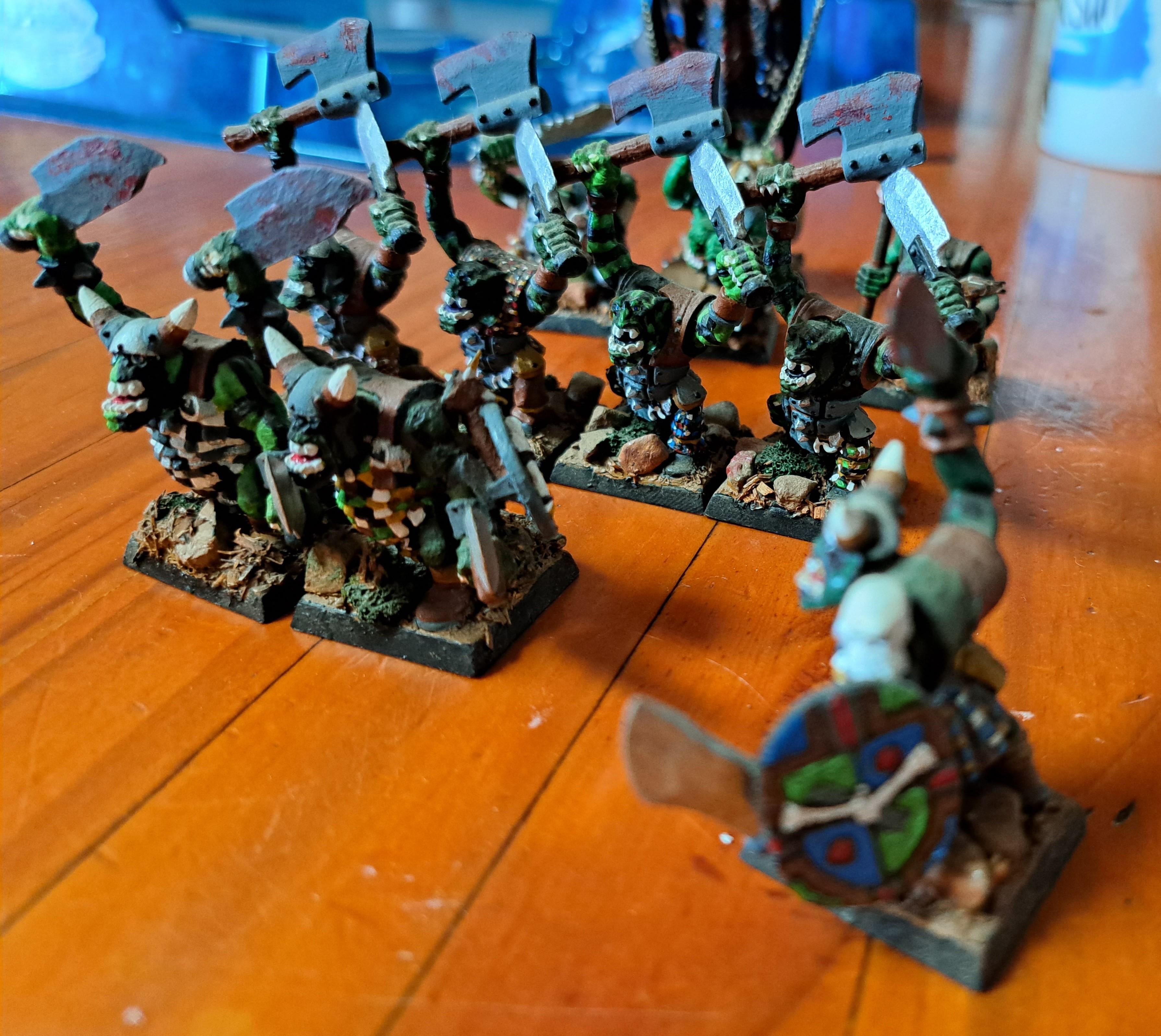 #warhammer #tabletop #miniatures #models #games #orks #custommade #handpainted #acrylicspaint #south-africa #snakebites #orkchar