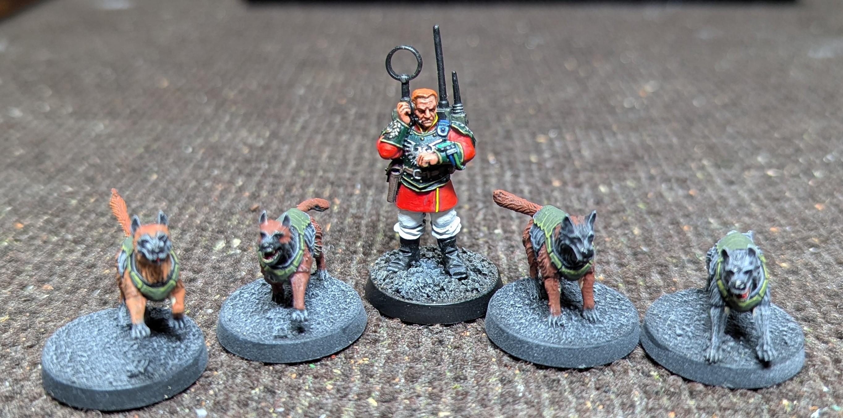 2025, 28mm, Anvil Industry, Dog, Painted, Stim Hound
