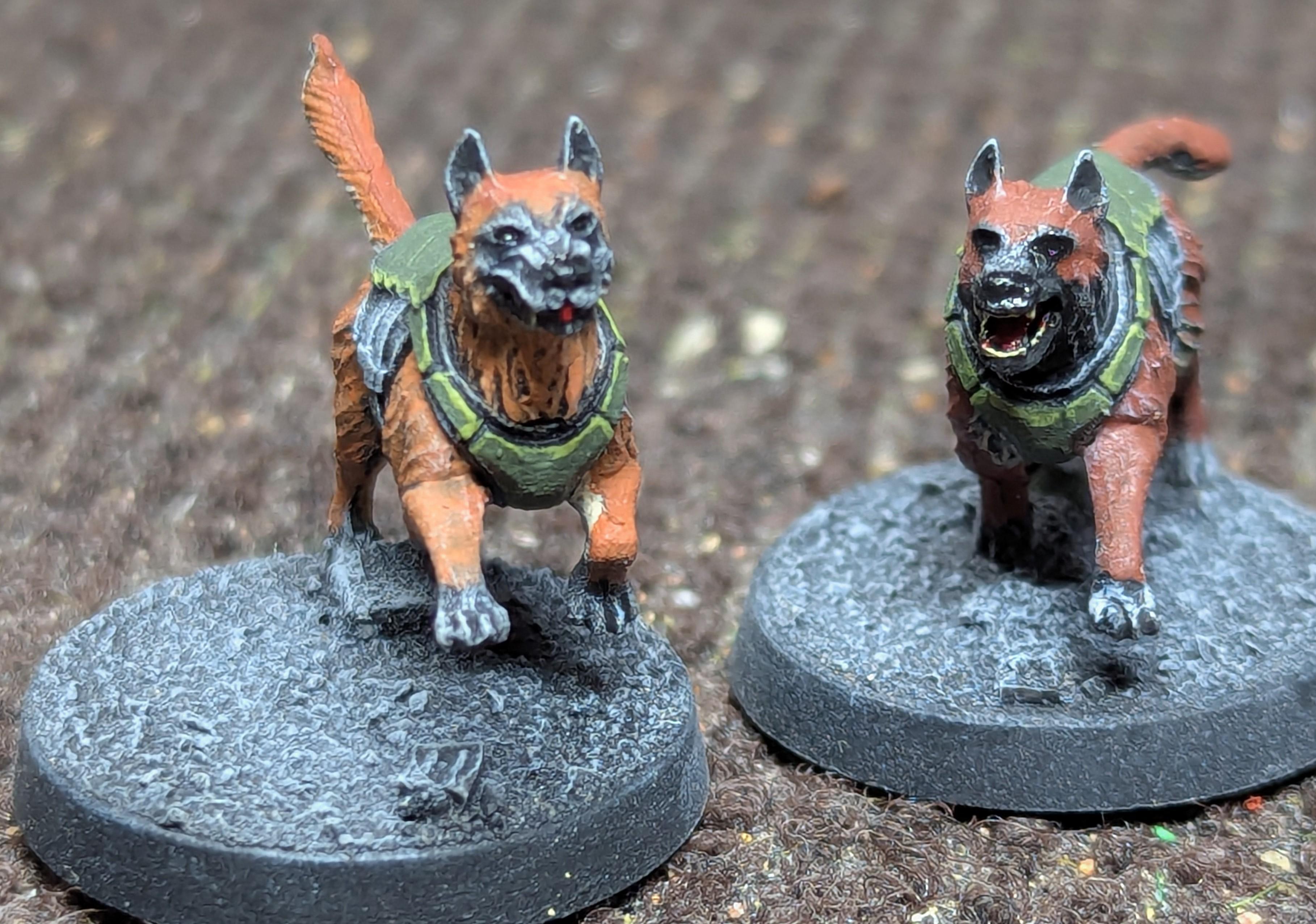 2025, 28mm, Anvil Industry, Dog, Painted, Stim Hound