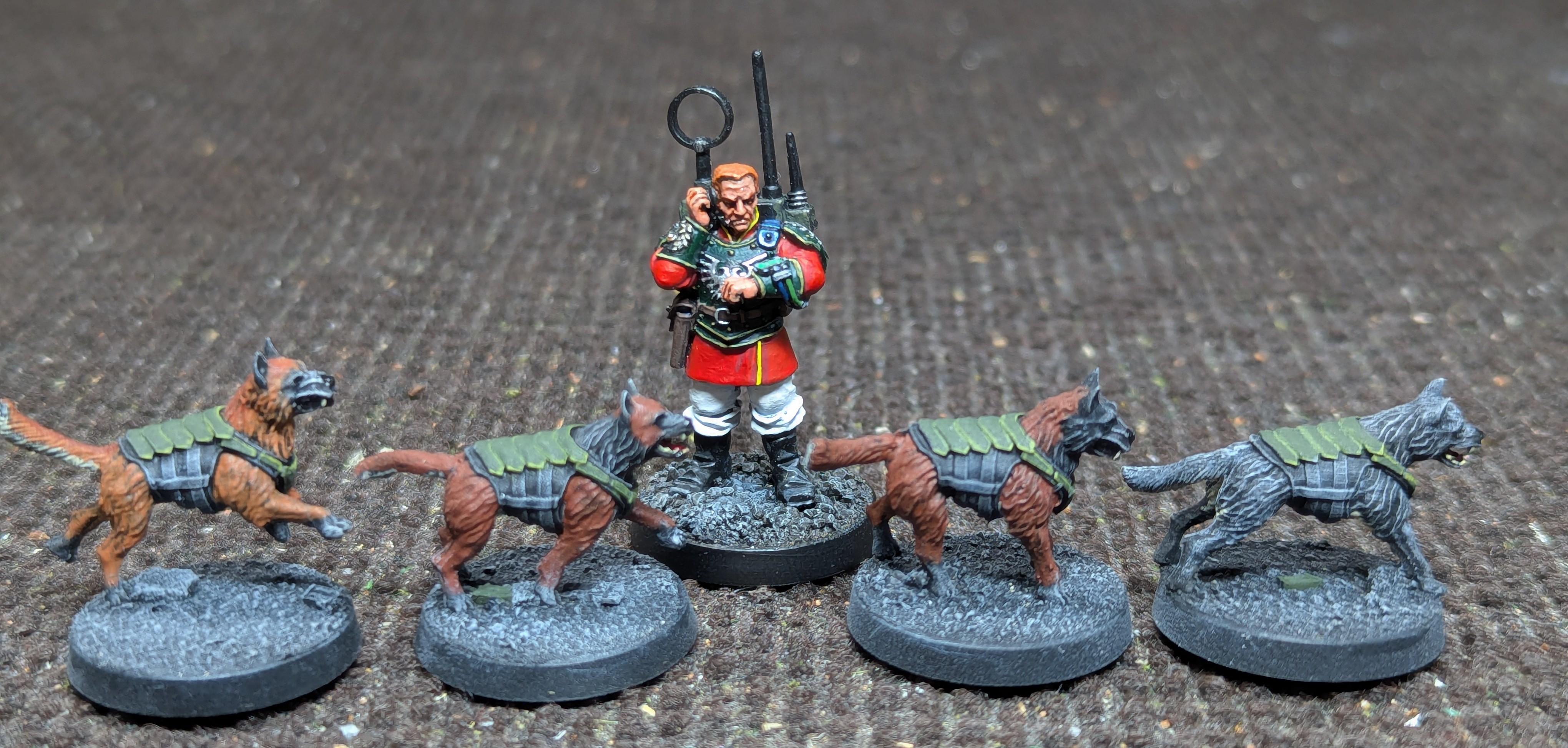 2025, 28mm, Anvil Industry, Dog, Painted, Stim Hound
