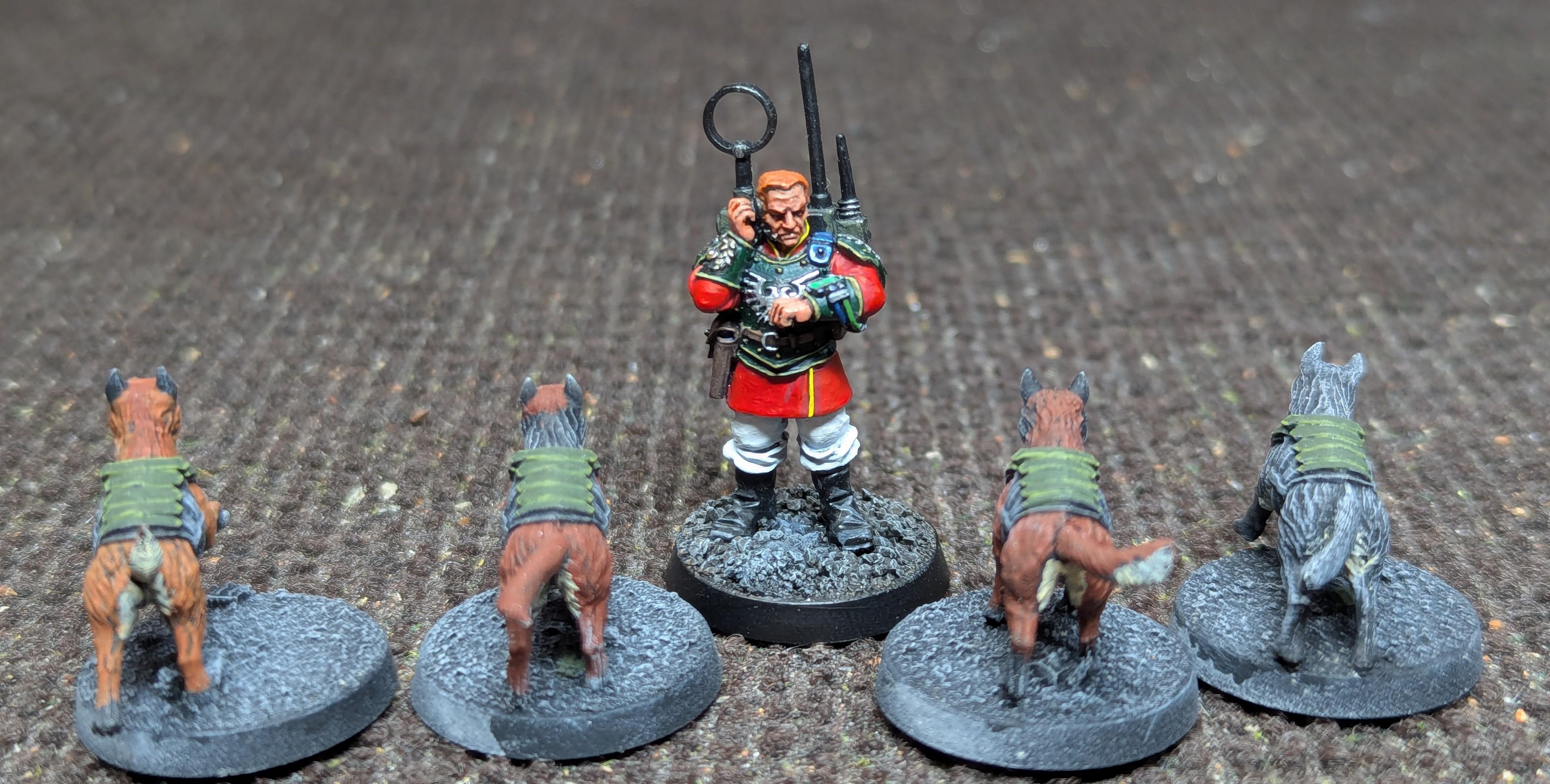 2025, 28mm, Anvil Industry, Dog, Painted, Stim Hound