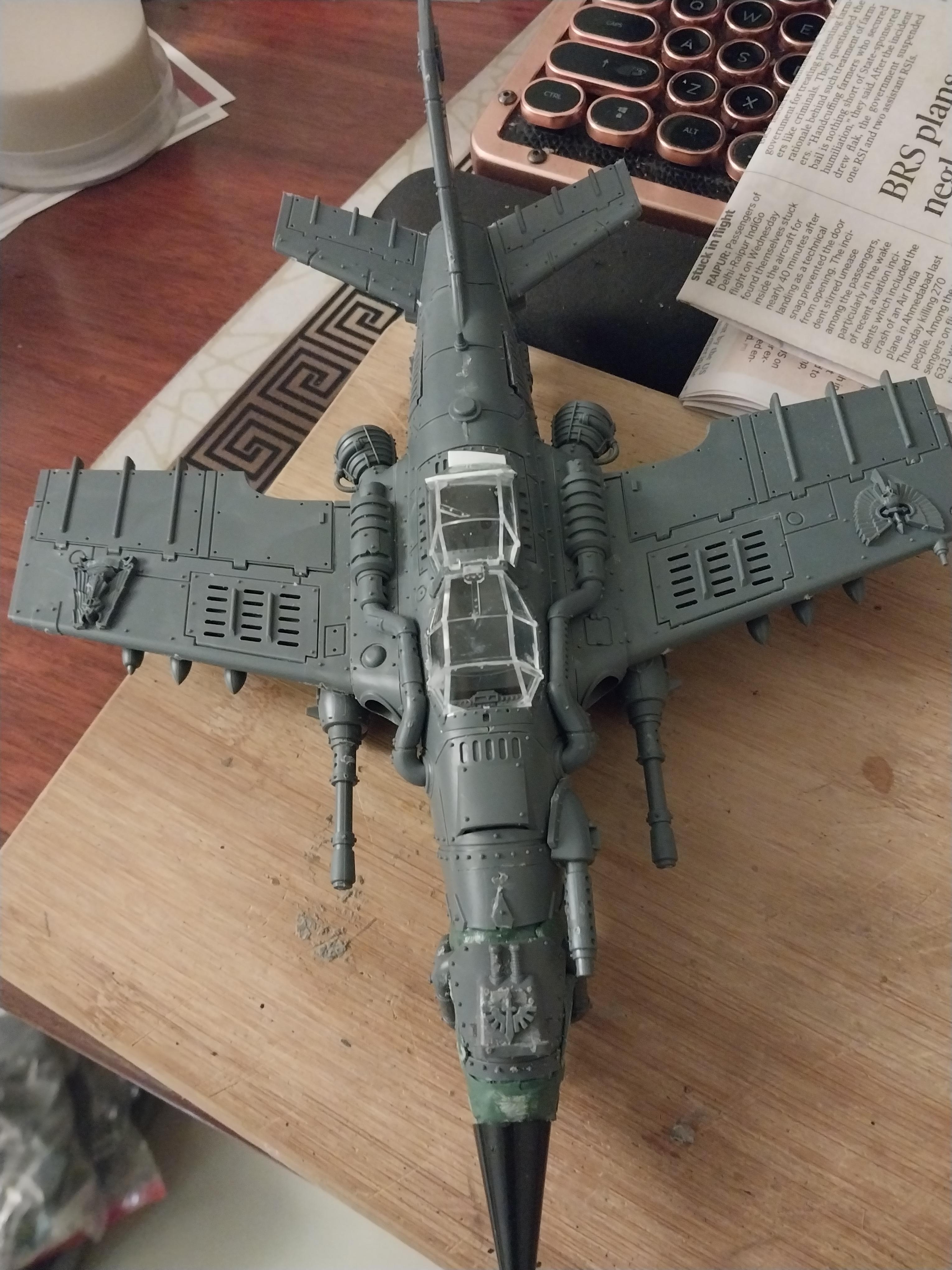 Aeronautica, Conversion, Dakkajet, F-16, Fighter, Flyer, Imperial Guard, Lightning, Work In Progress