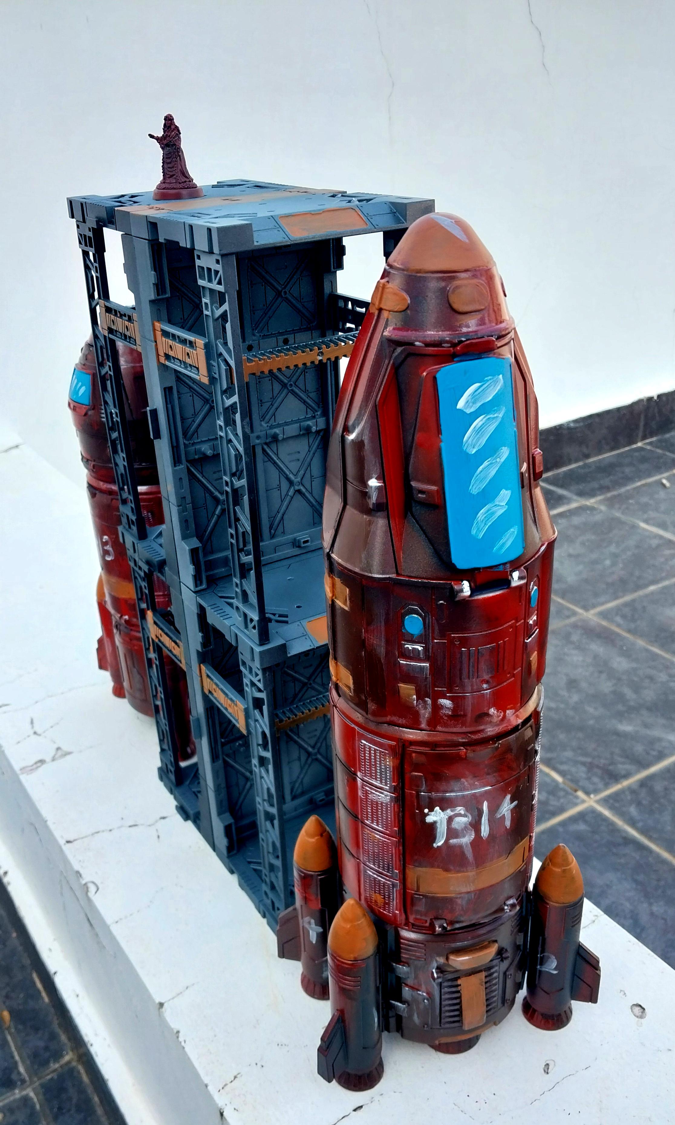 Gantry, Launch Pad, Rocket, Space Port