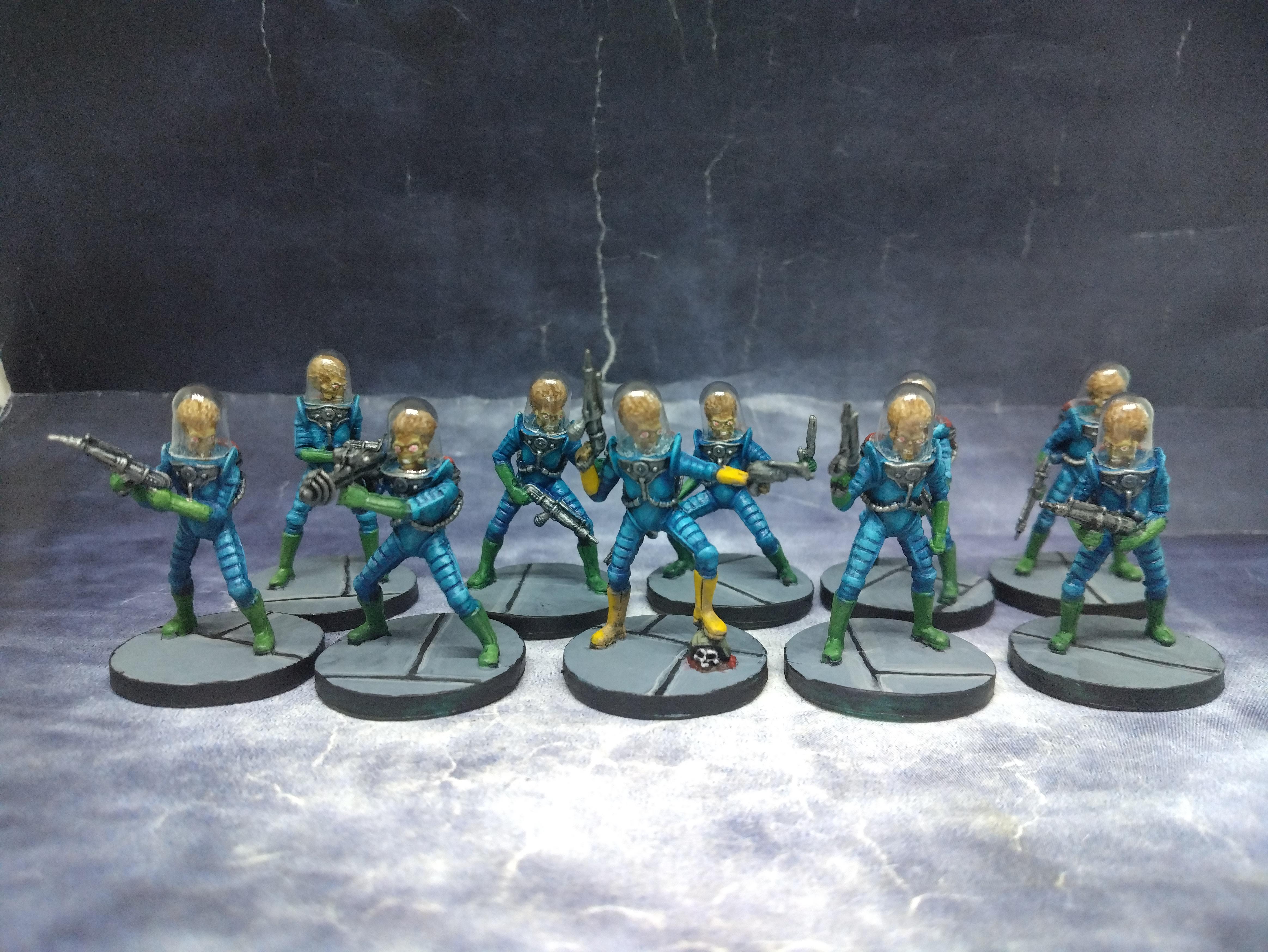 Ack Ack, Grunt, Mantic, Mars Attacks!, Martian, Restic, September 2025