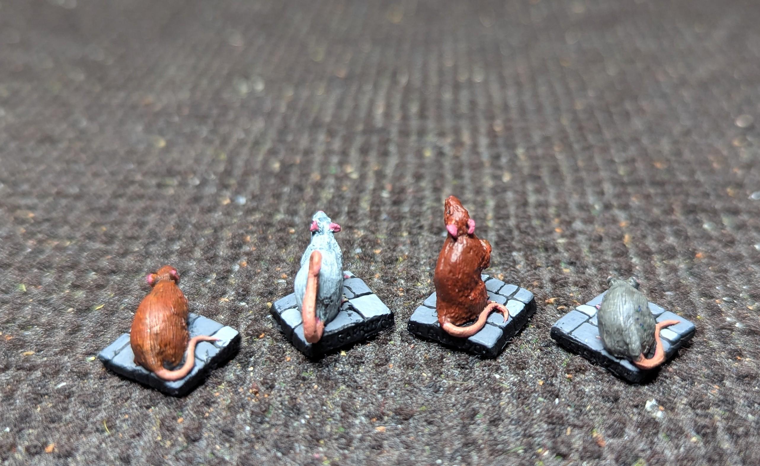 2025, Dire Rats, Painted, Rats, Reaper, Sandra Garrity