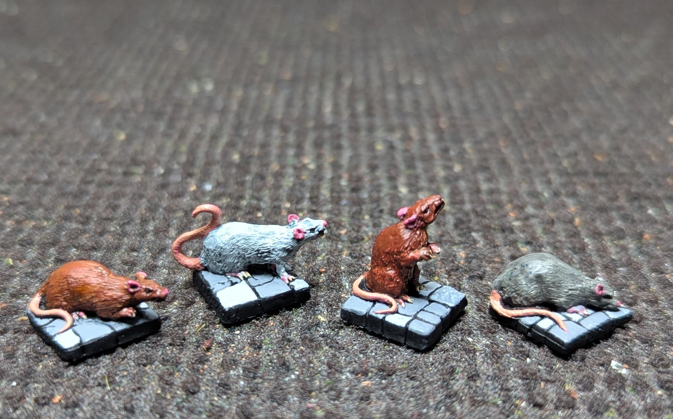 2025, Dire Rats, Painted, Rats, Reaper, Sandra Garrity