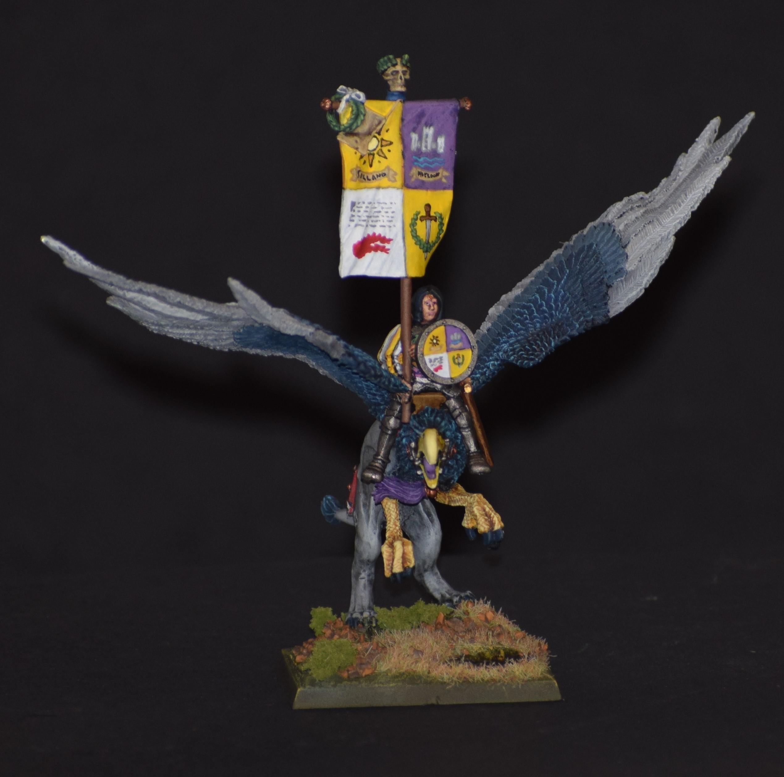 Battle Standard, Empire, Old World, Solland. Griffon, Warhammer Fantasy