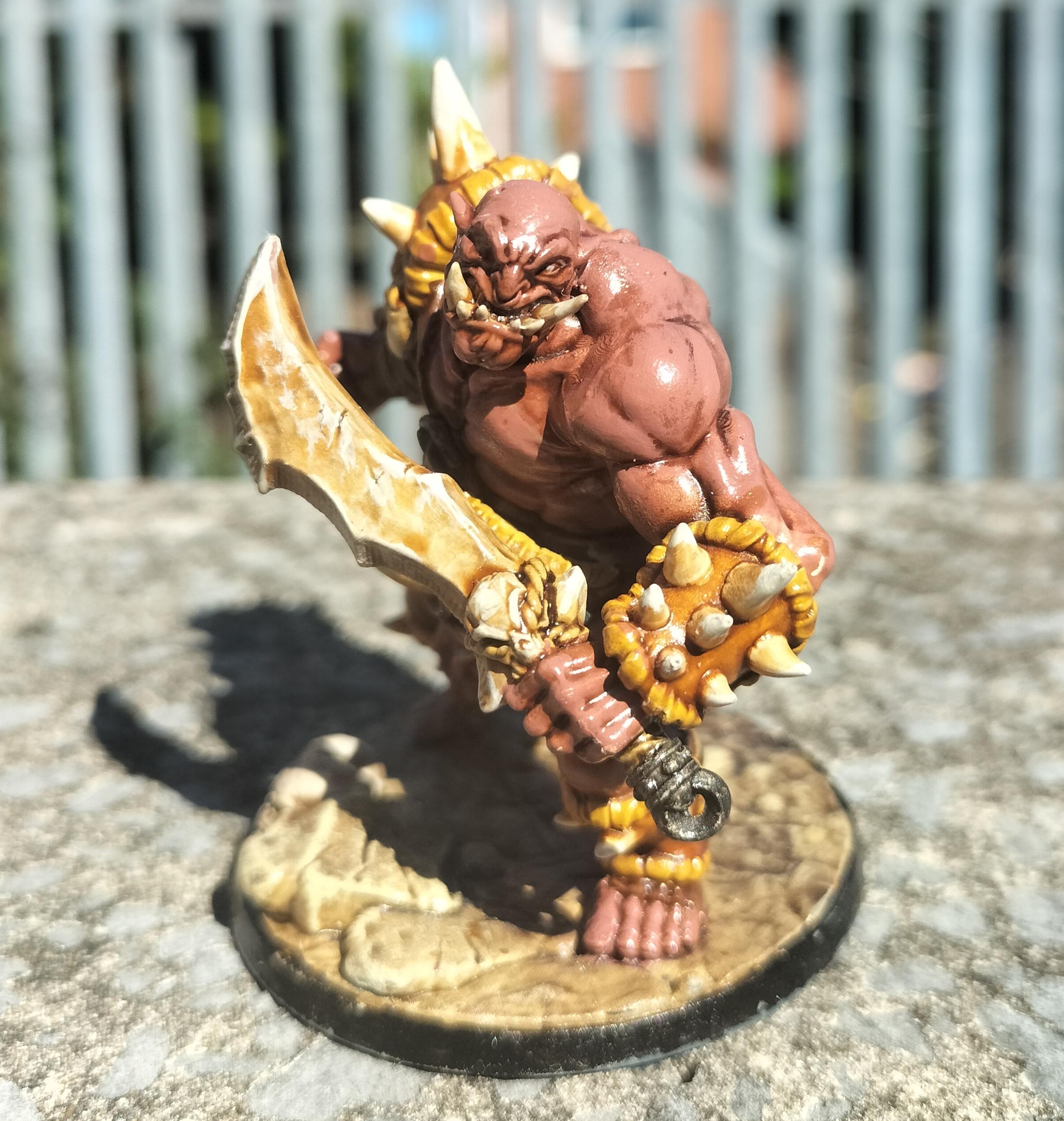 Barbarian, Bone, Bone Warrior, Desert, Dungeons And Dragons, Leather, Monster, Muscular, Ogres, Roleplay, Sand